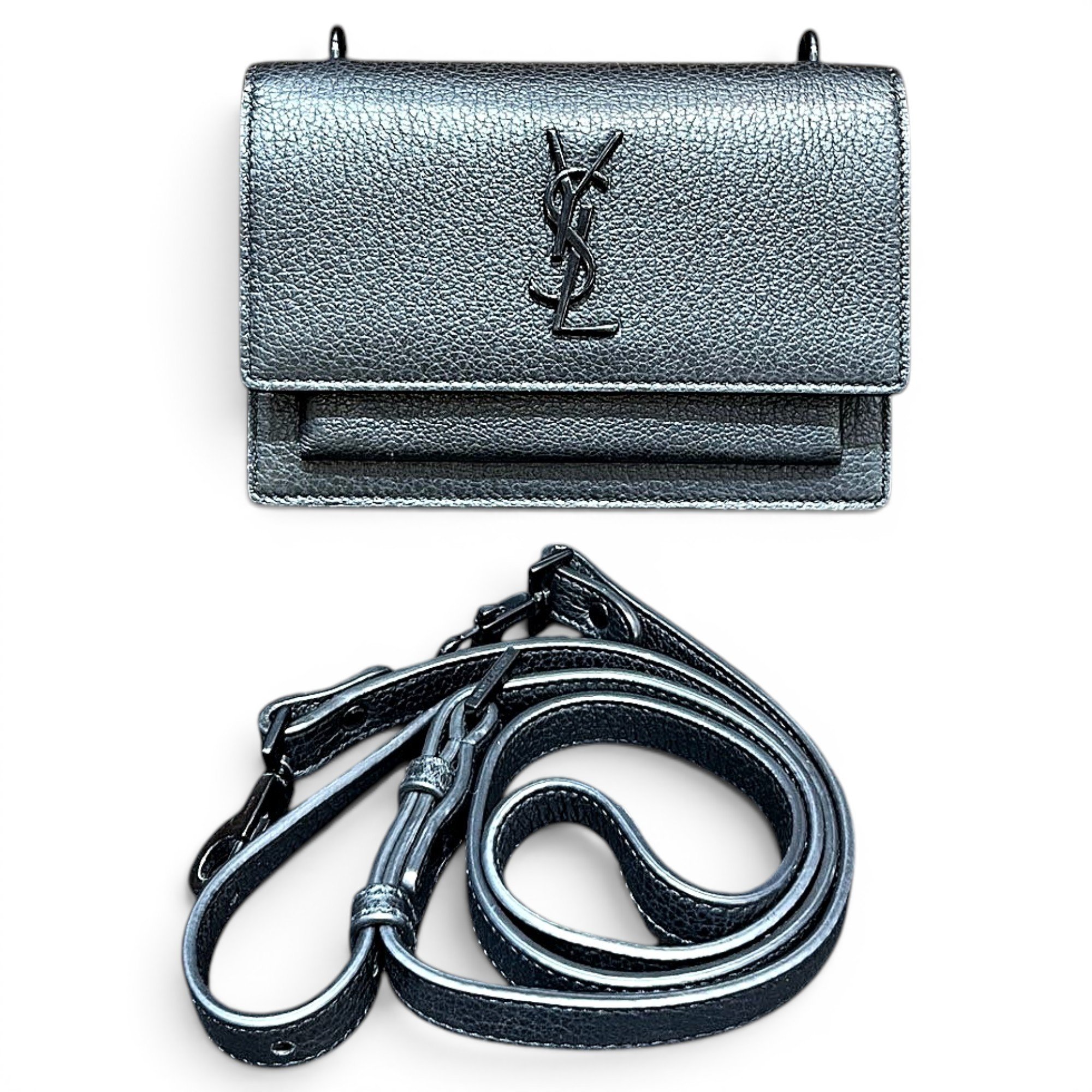 Sunset leather crossbody bag