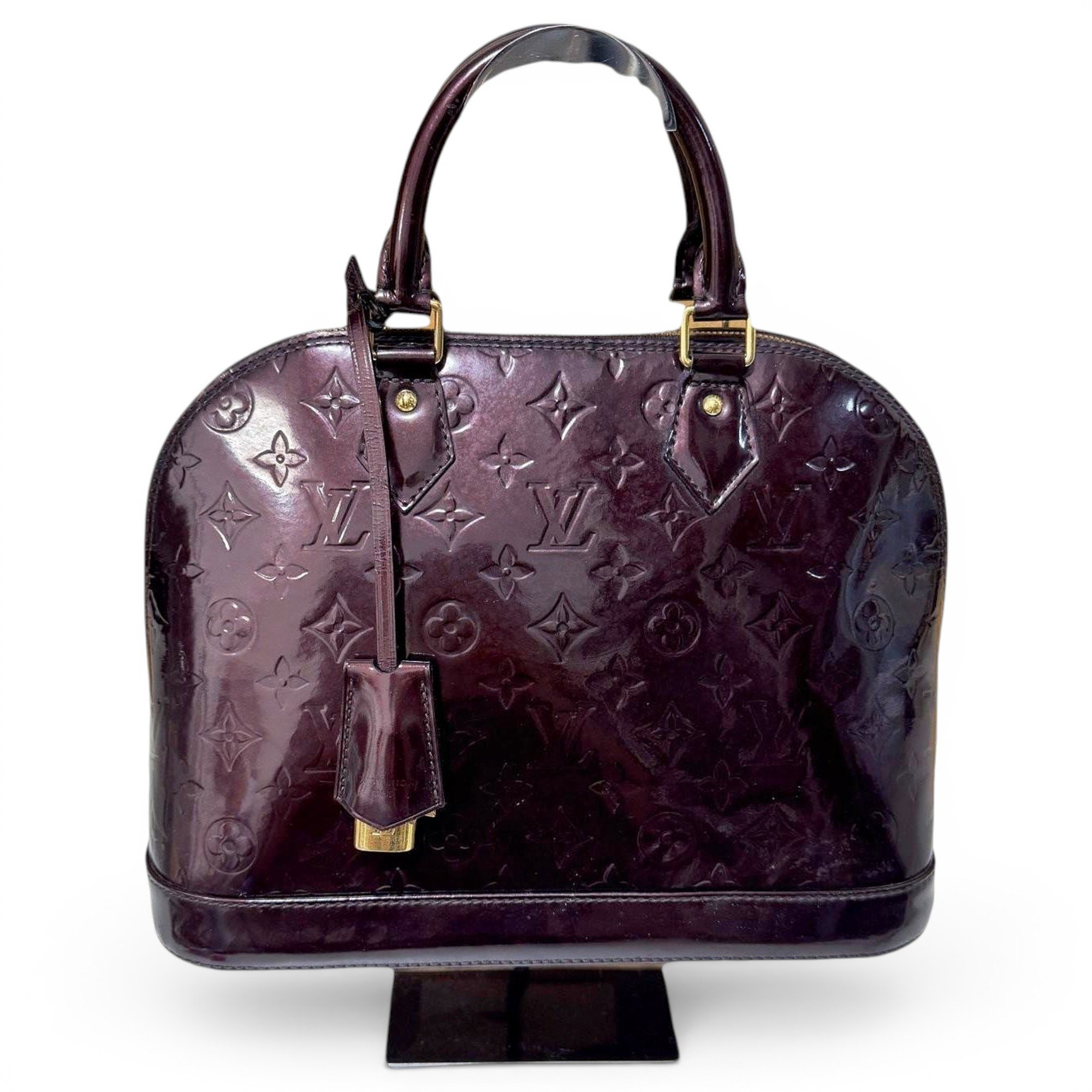 Alma patent leather handbag