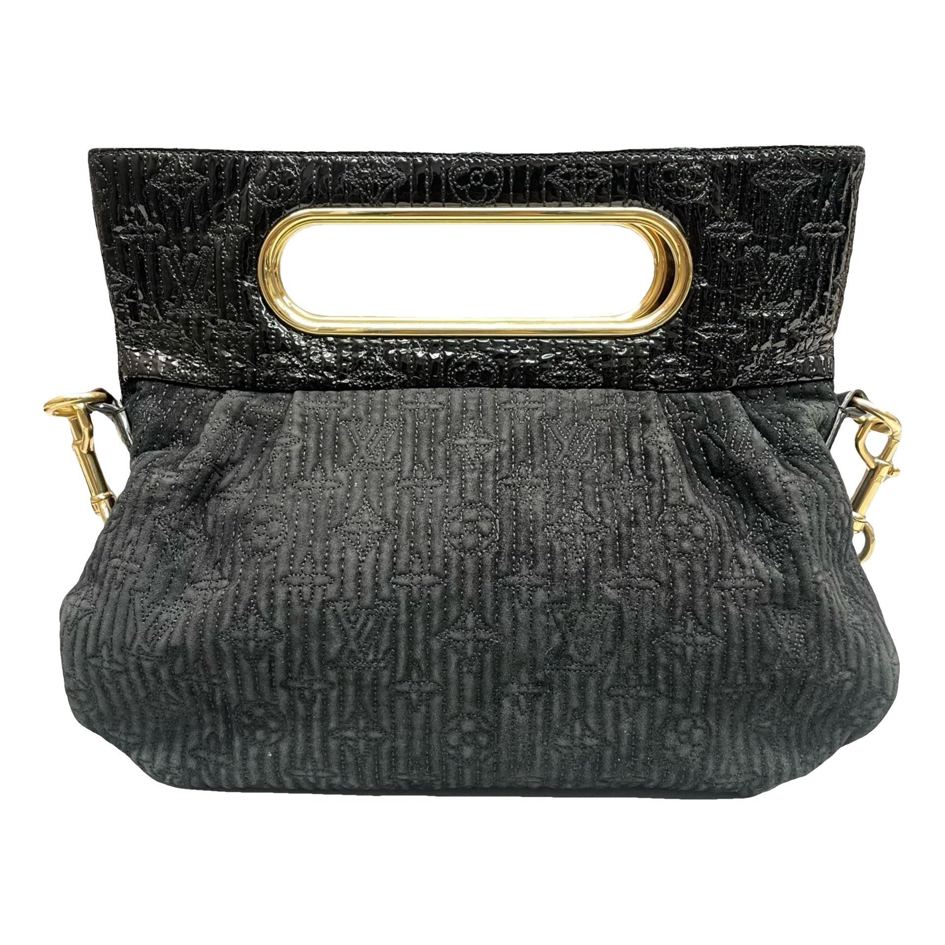 Patent leather handbag