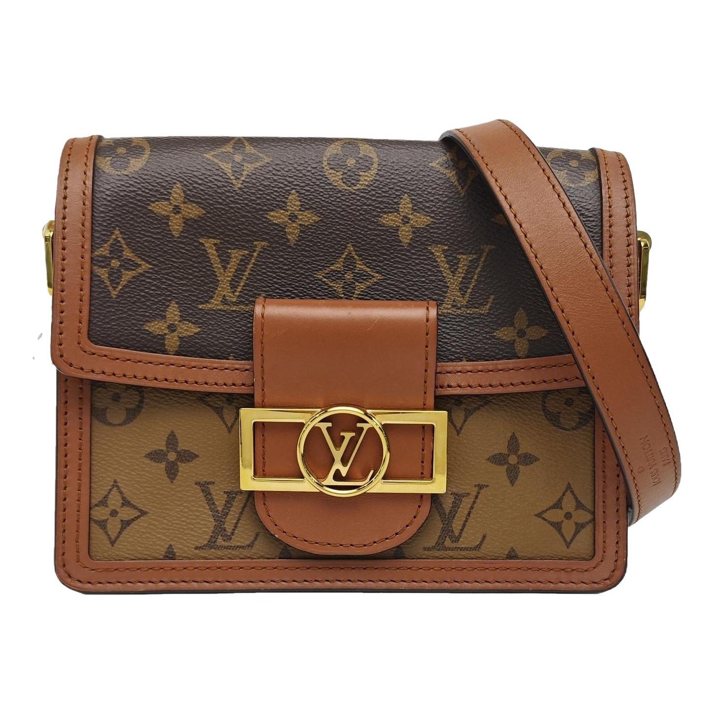 Dauphine leather handbag