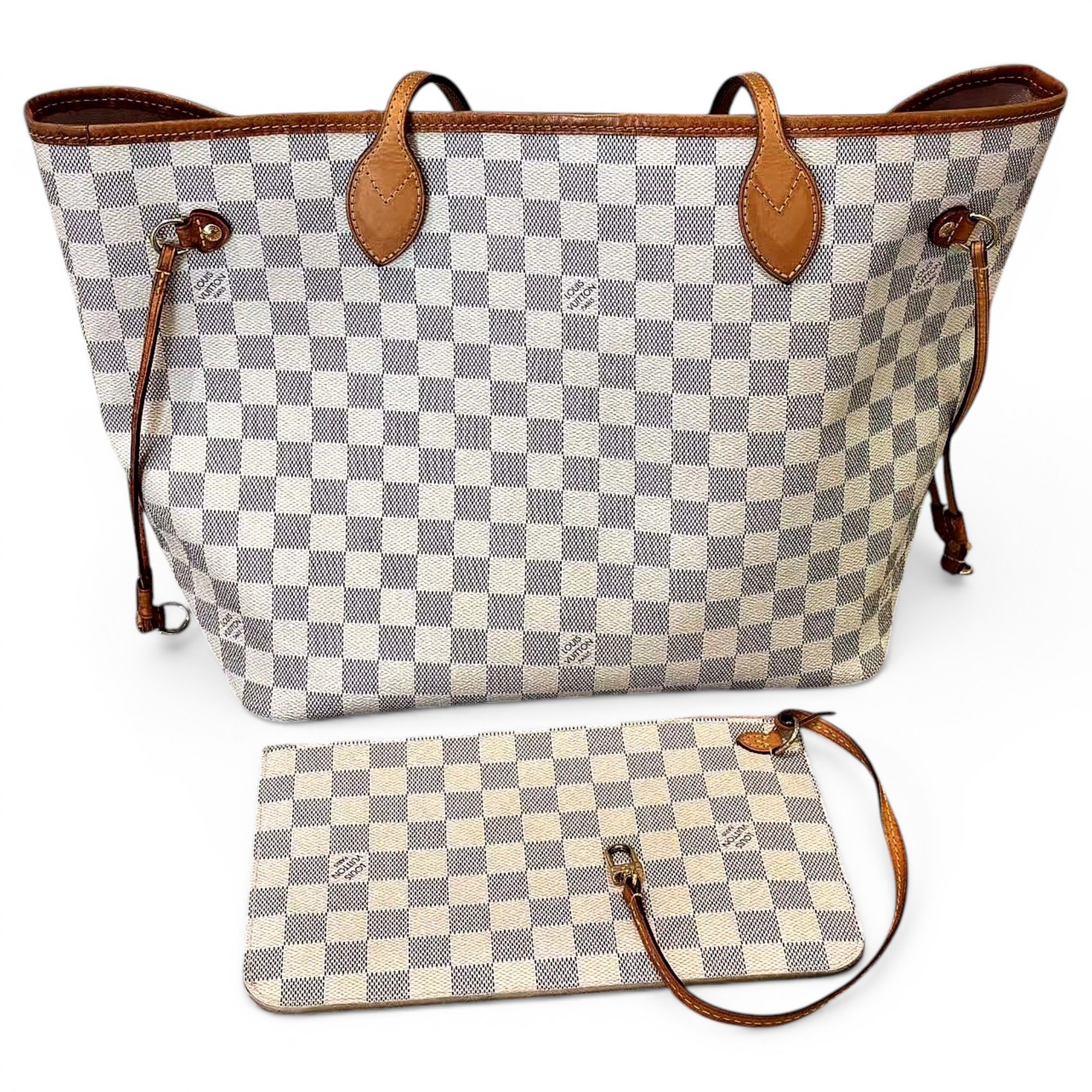Neverfull leather handbag