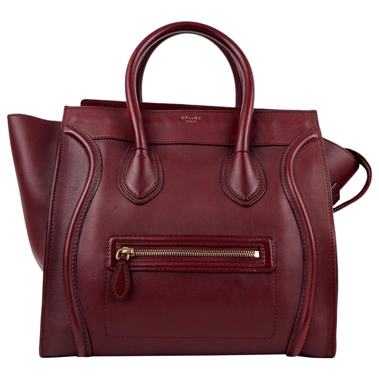 Luggage leather tote