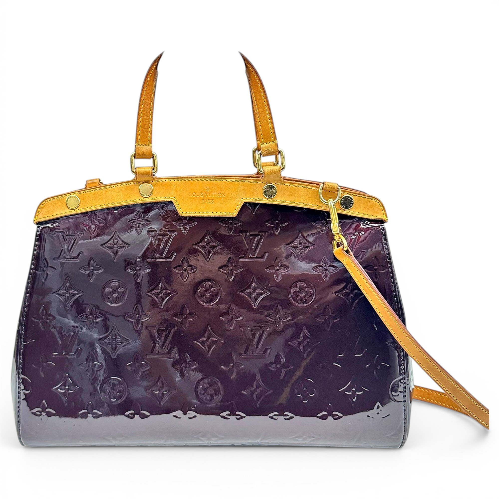 Bréa leather handbag