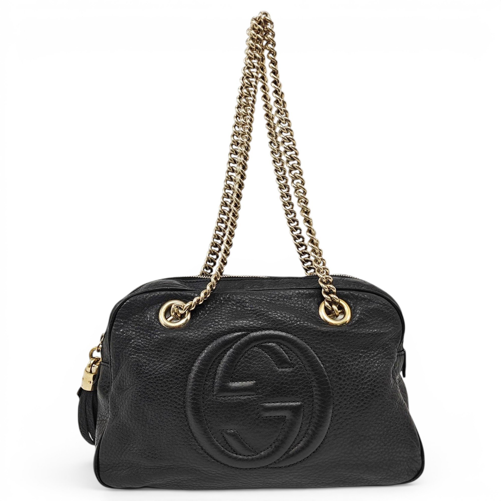 Soho Double Chain leather handbag