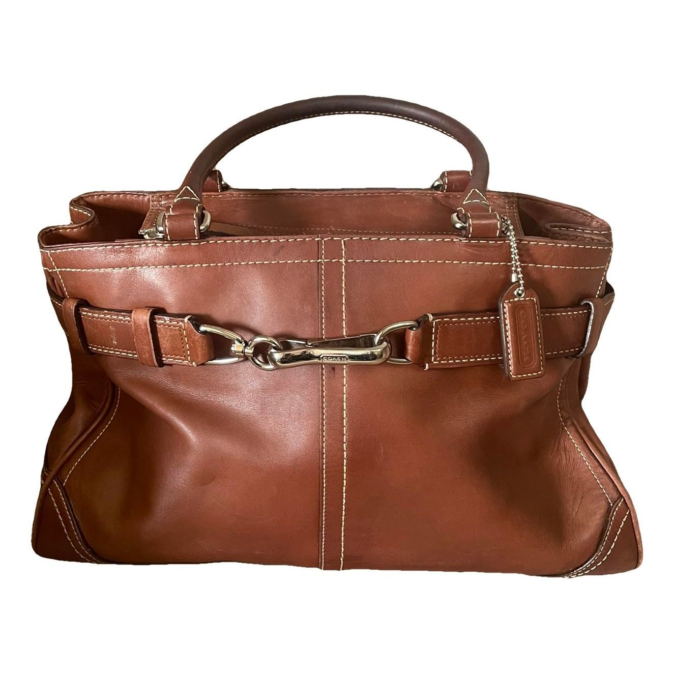 Leather handbag