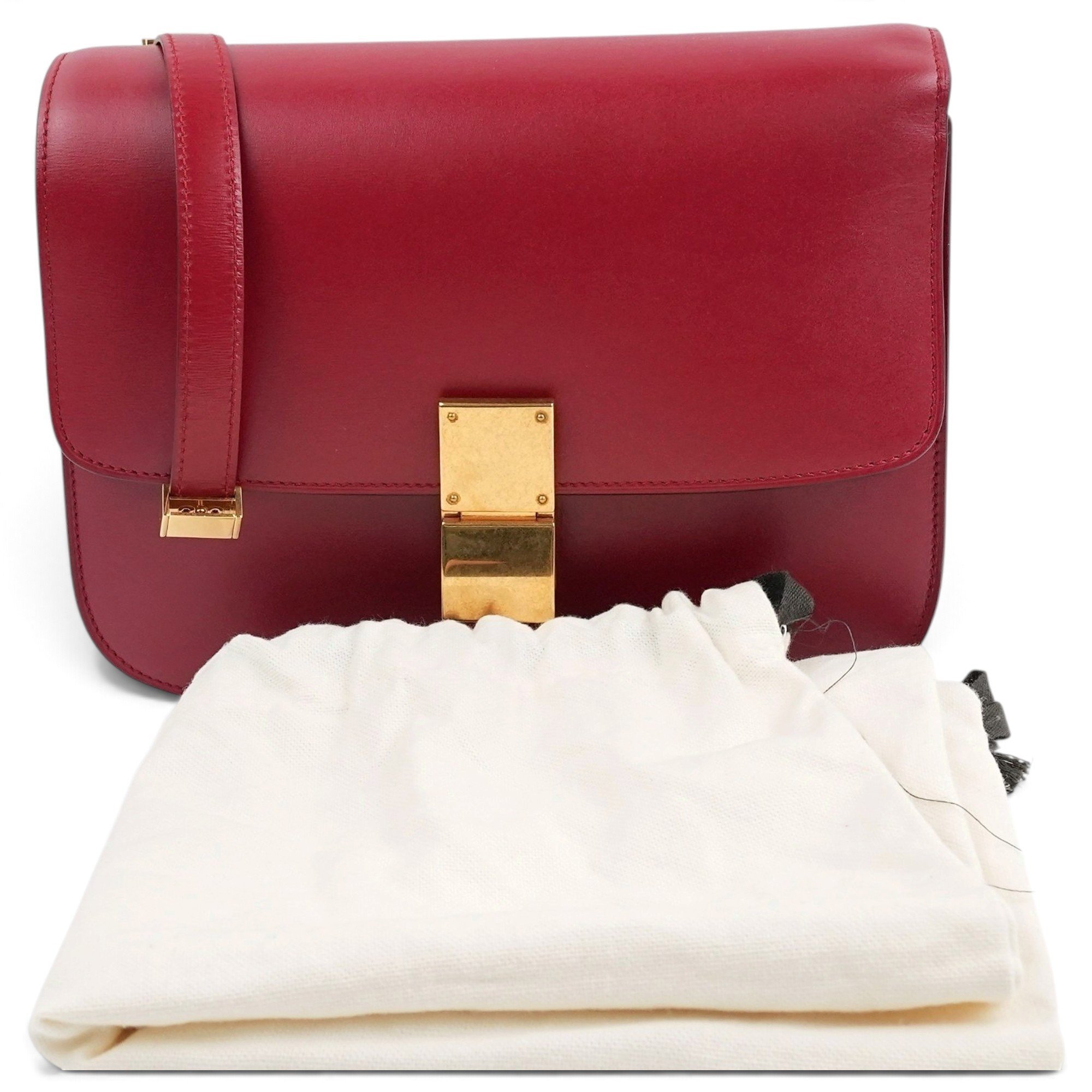 Classic leather handbag