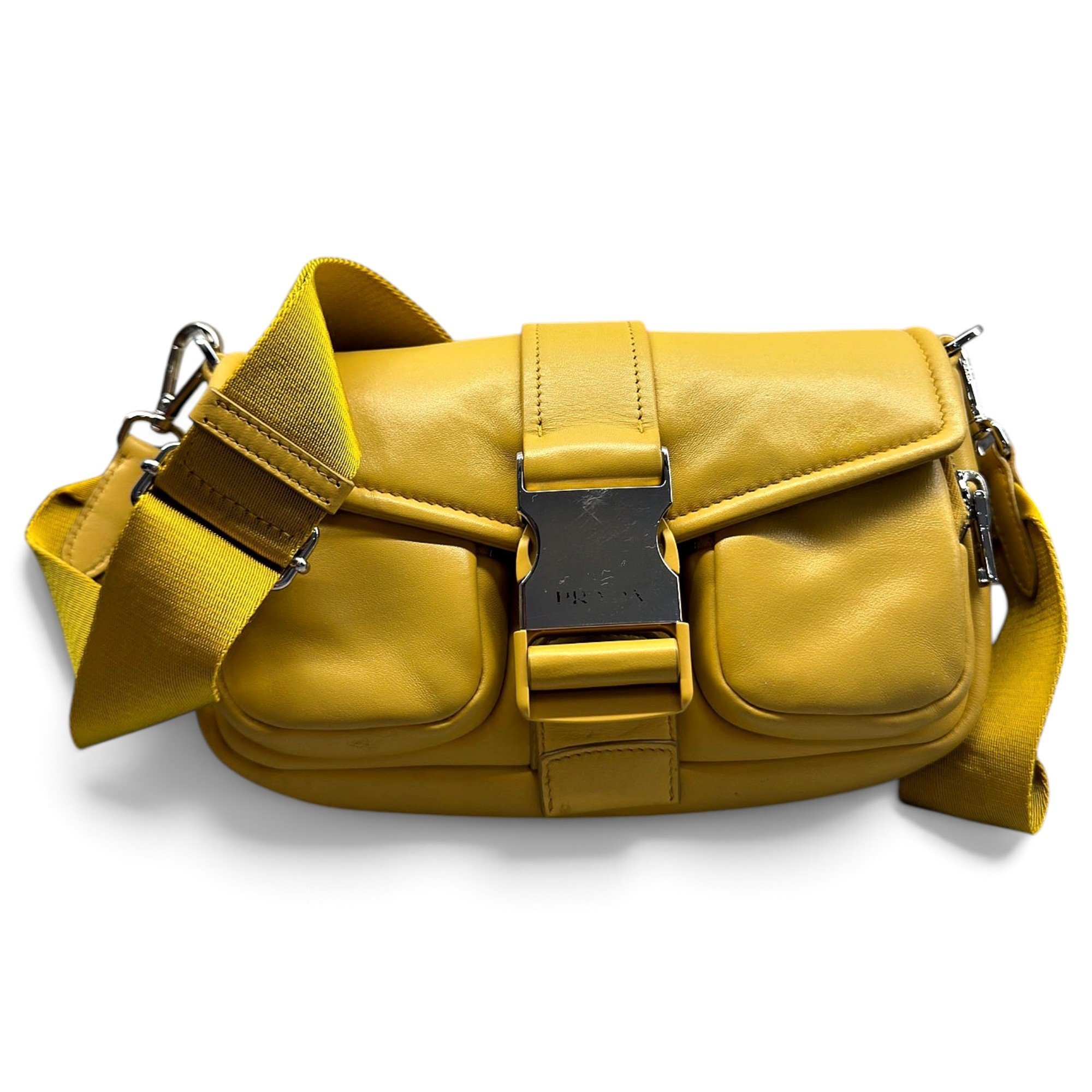 Prada Pocket leather handbag
