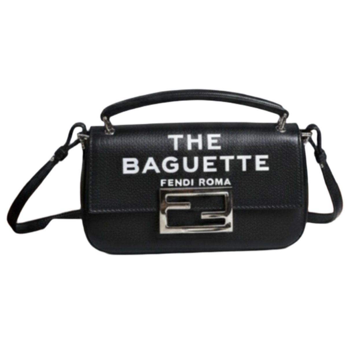 Baguette leather handbag