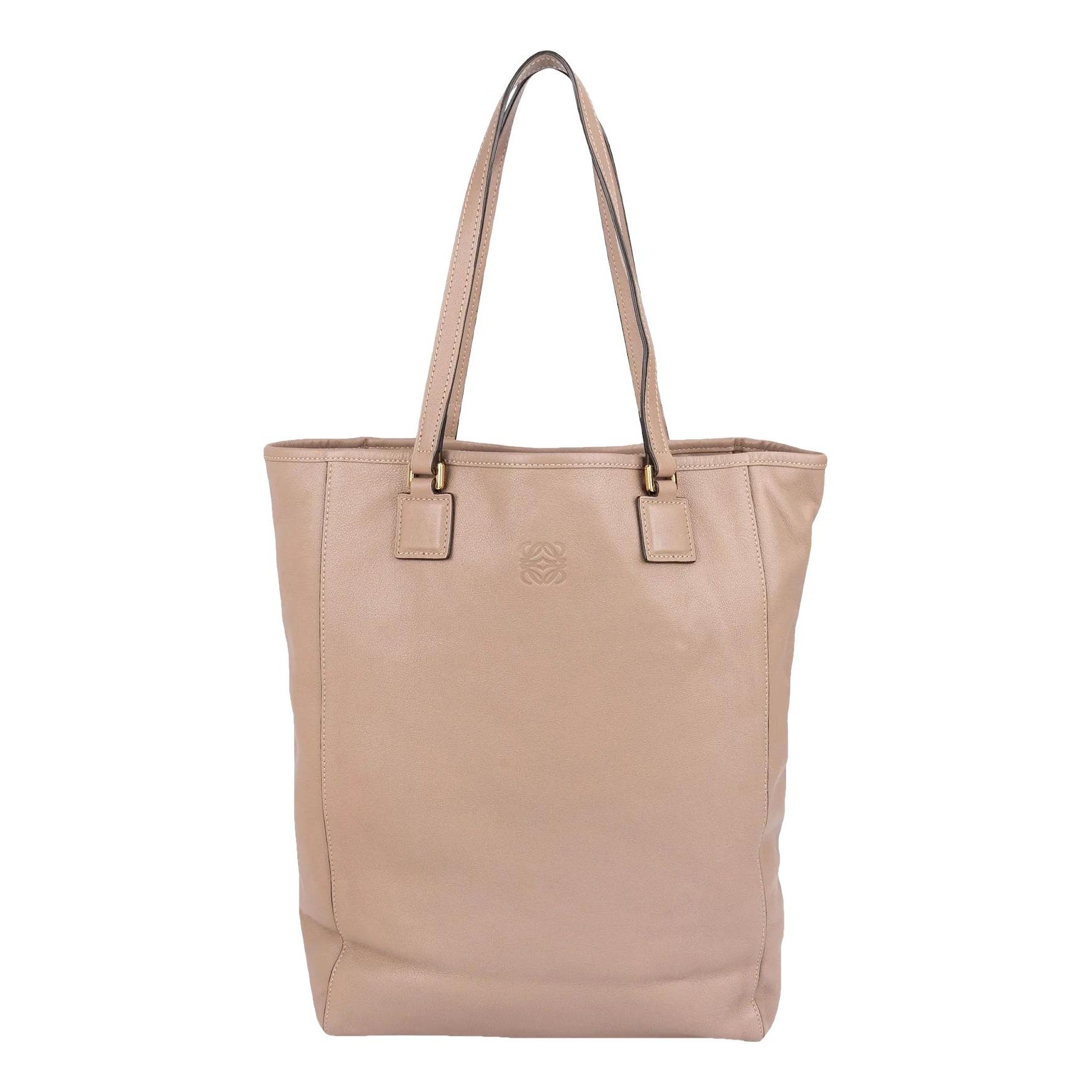 Anagram leather handbag