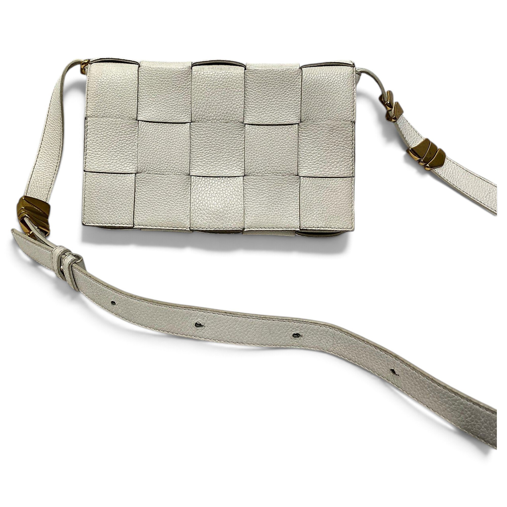 Cassette leather crossbody bag