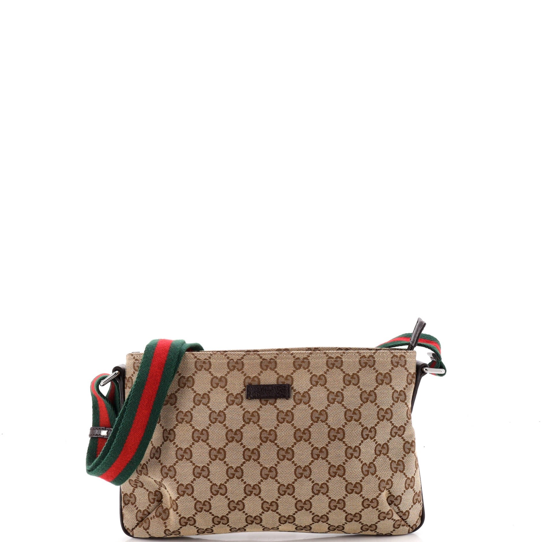 Web Strap Messenger Bag GG Canvas Small