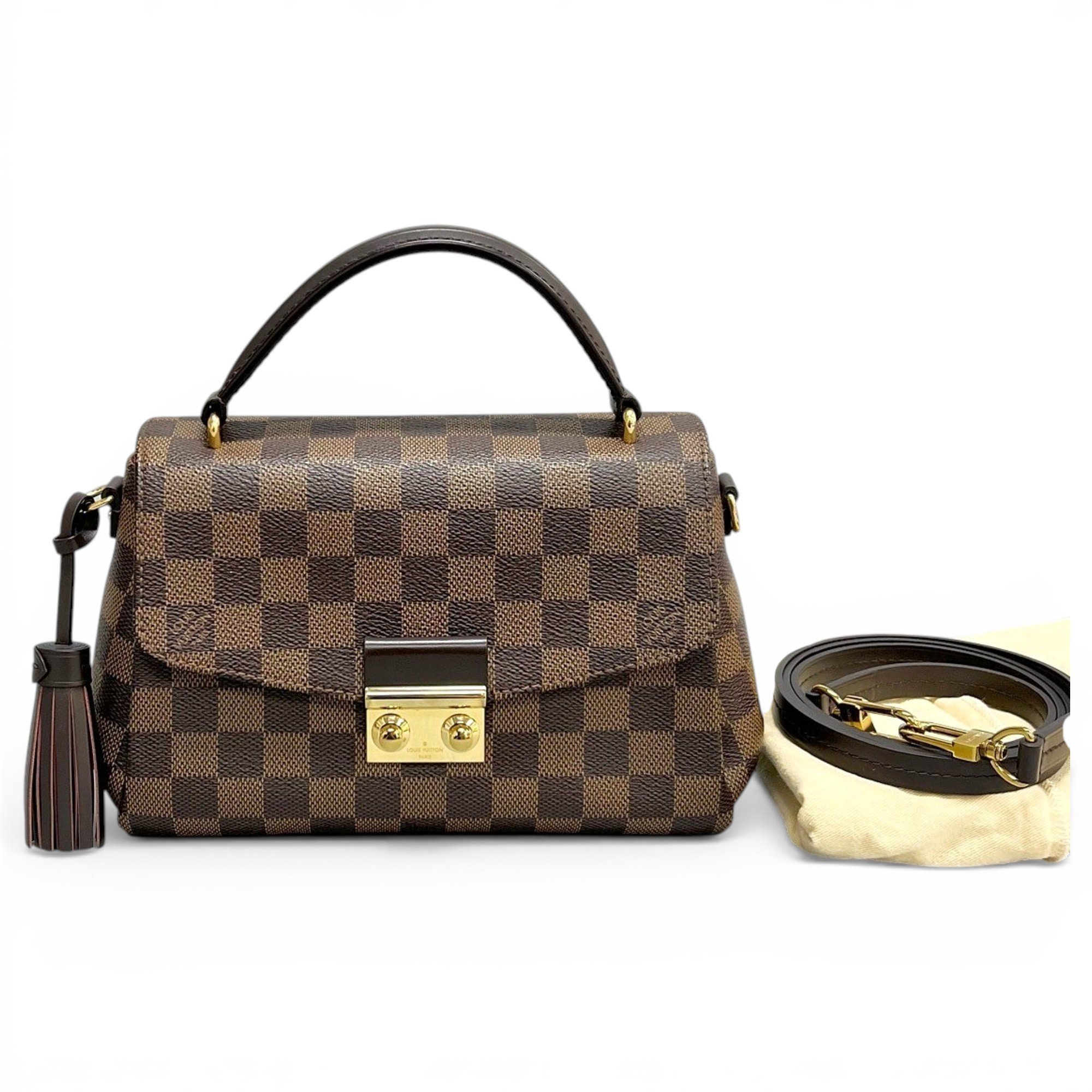 Croisette leather handbag