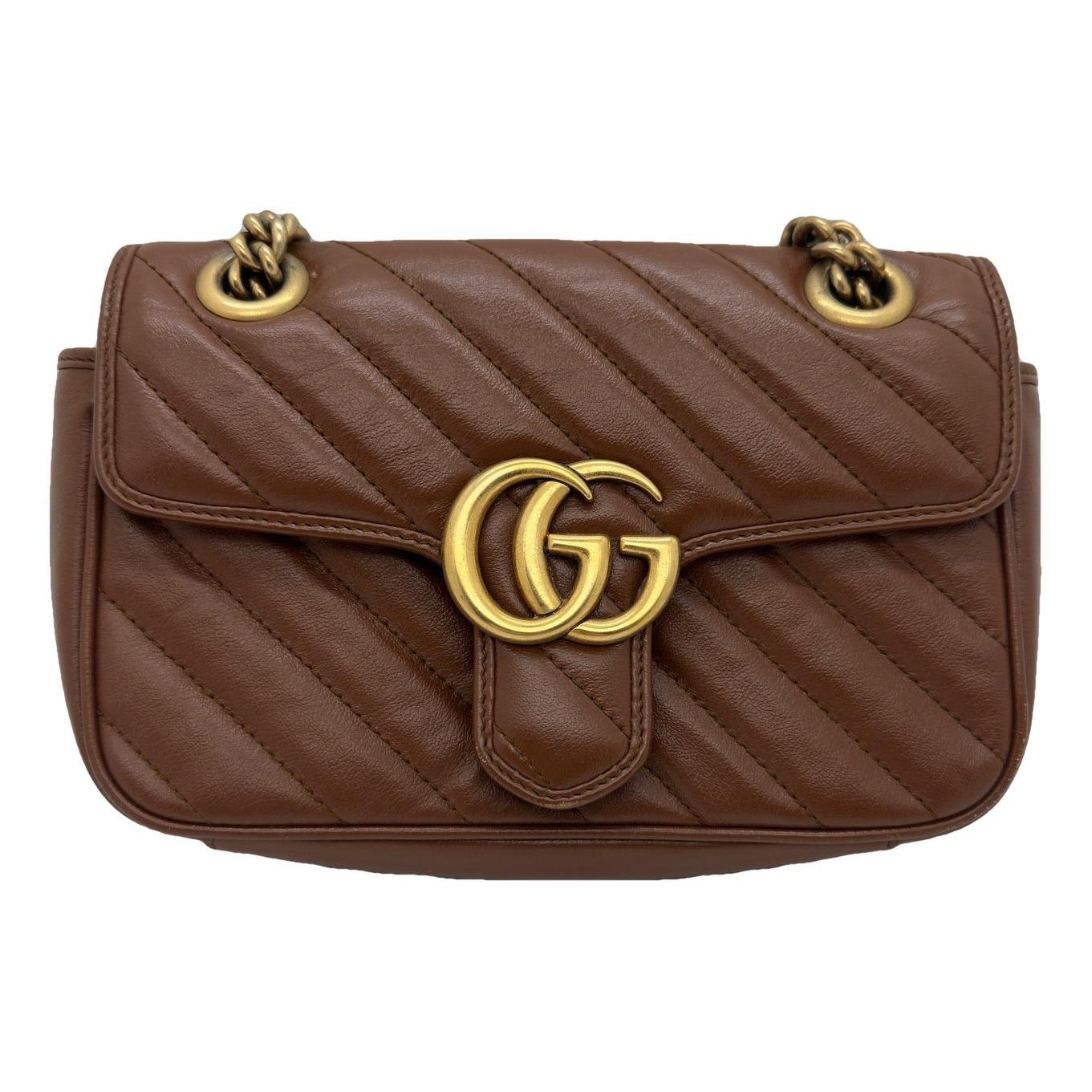 GG Marmont Flap leather handbag