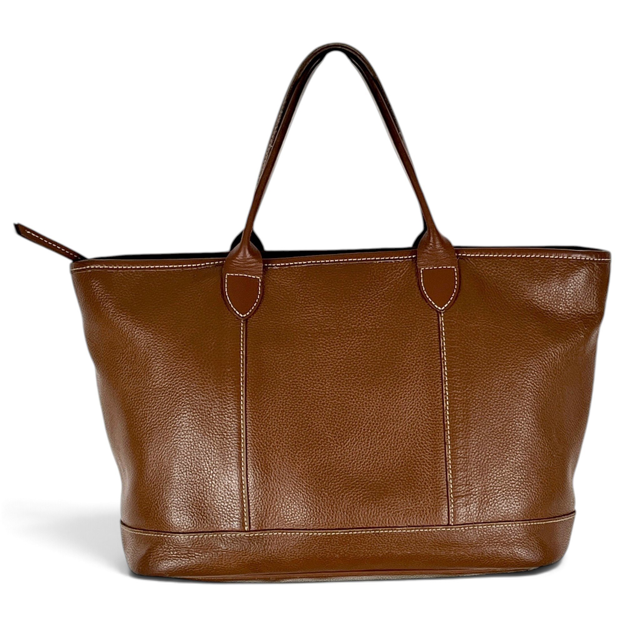 Leather tote