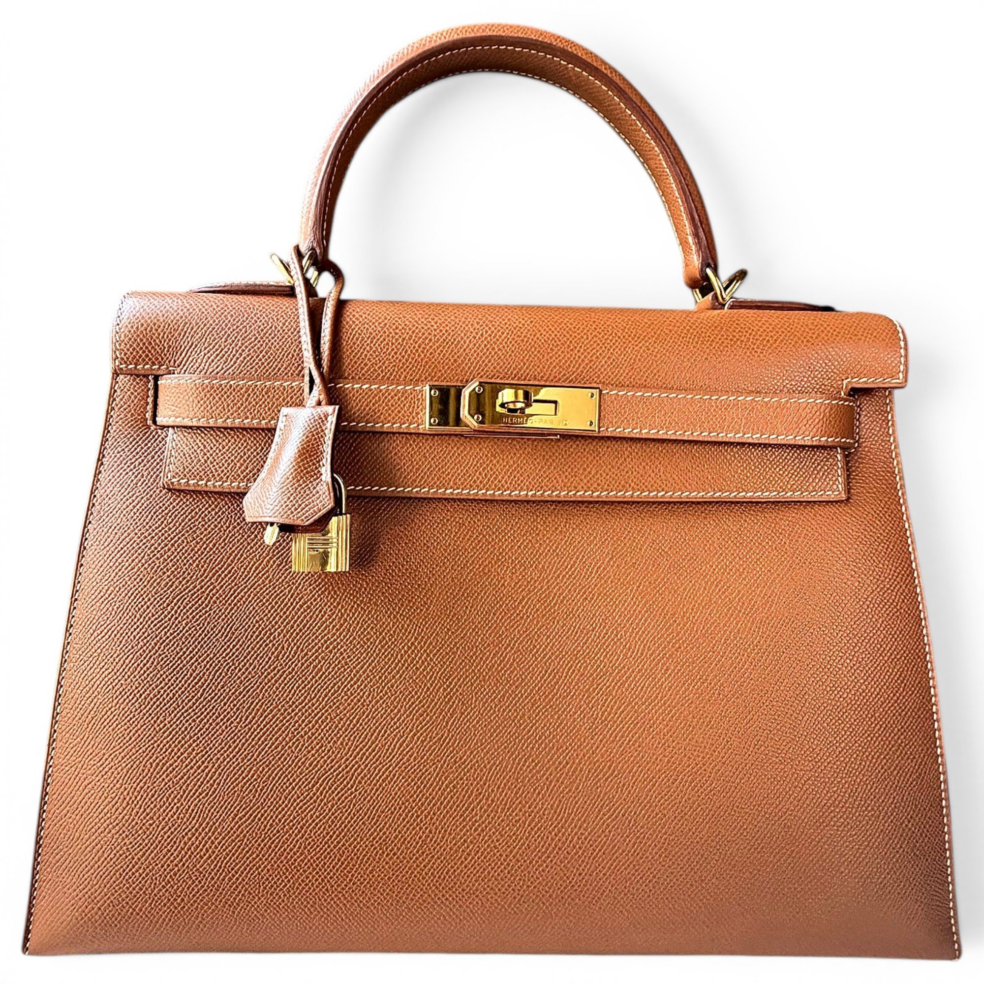 Kelly 32 leather handbag
