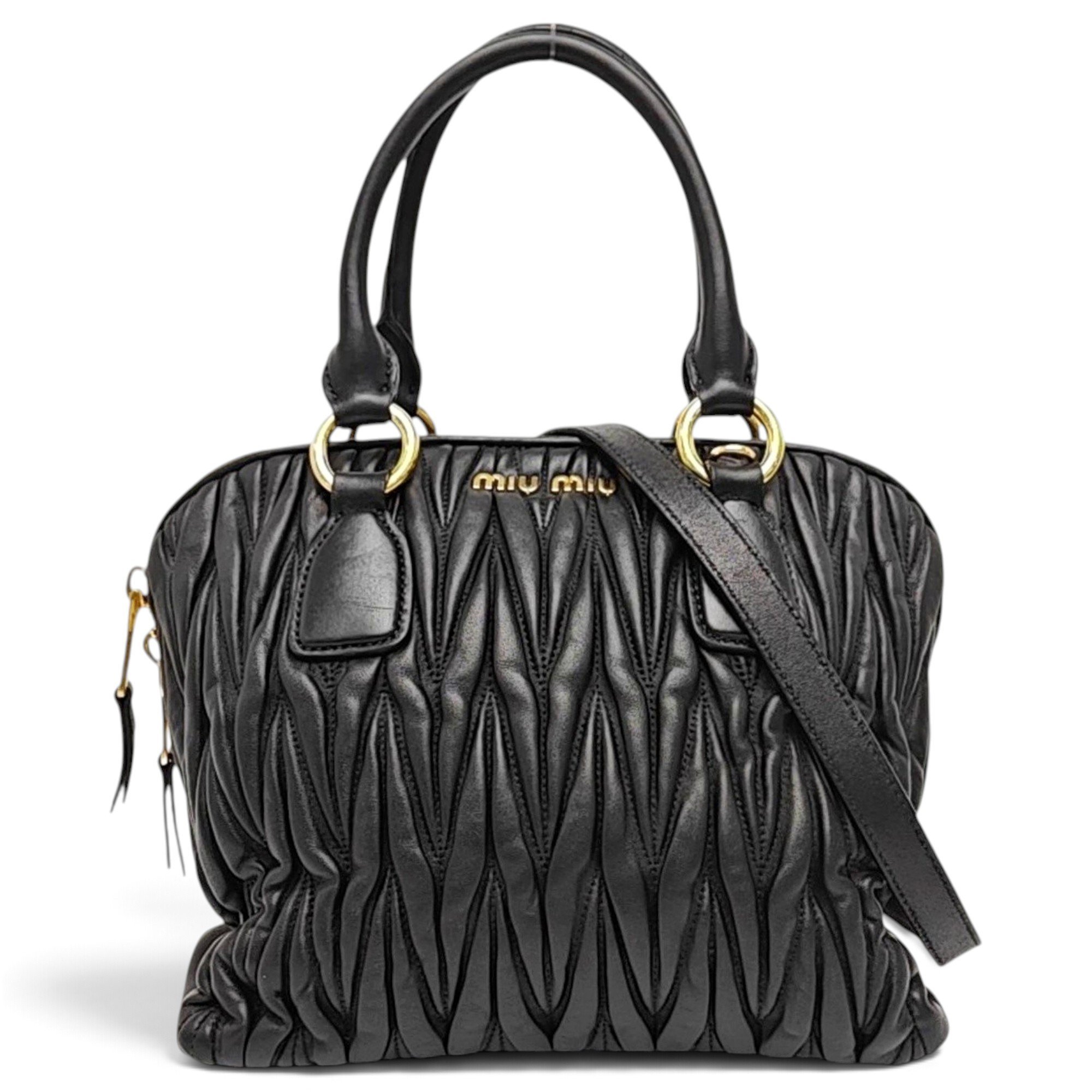 Leather handbag