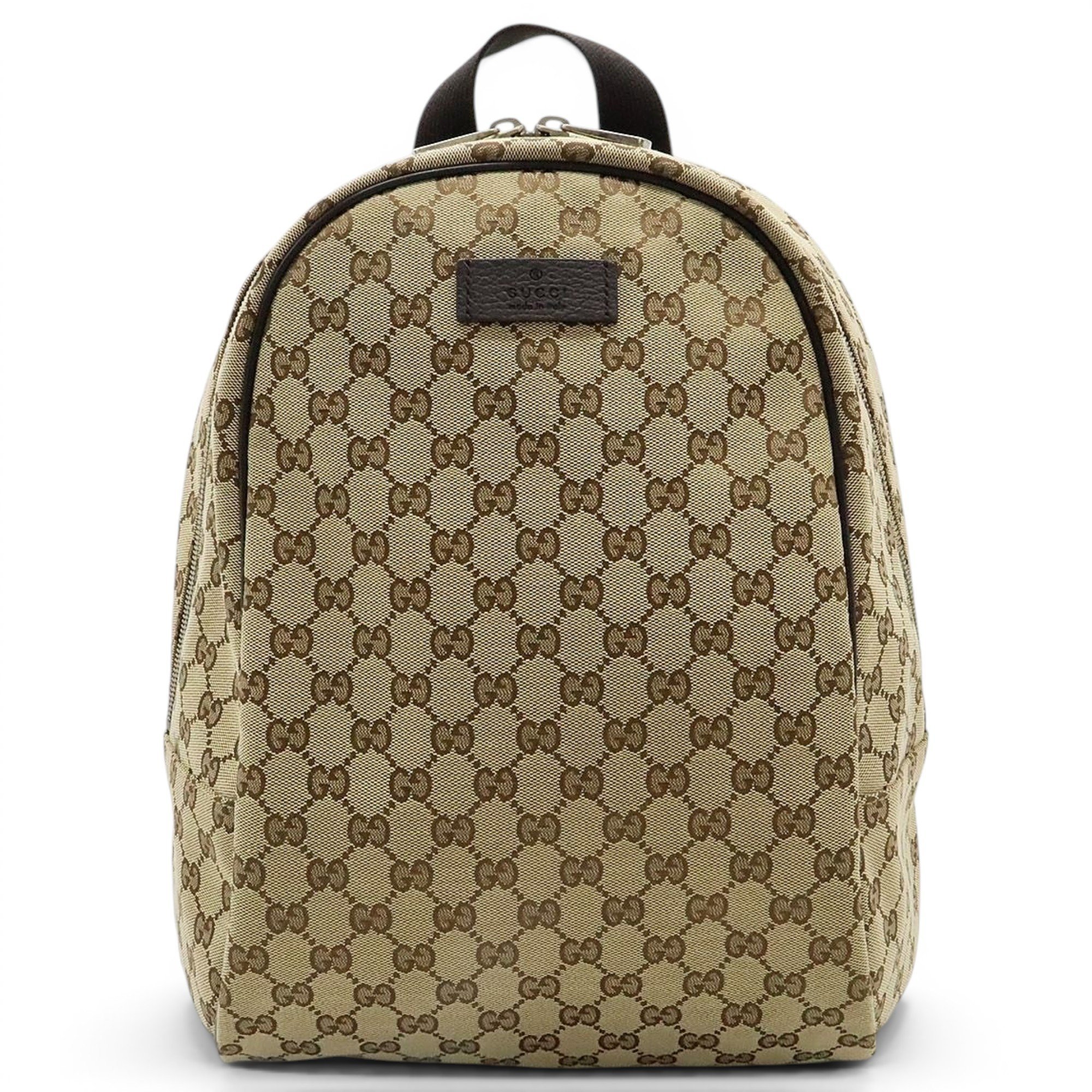 Leather backpack
