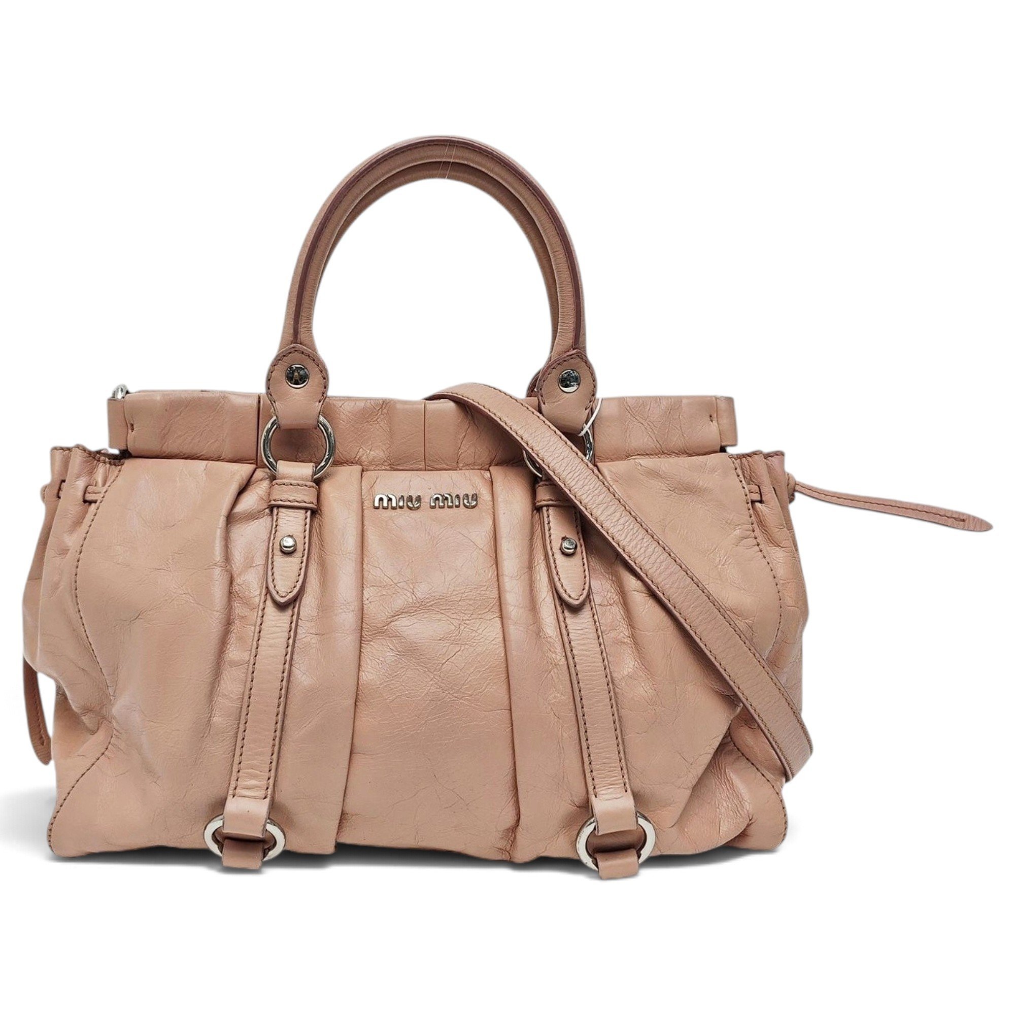 Leather handbag
