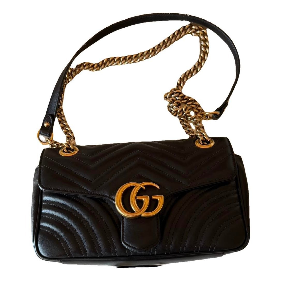 GG Marmont Flap leather crossbody bag