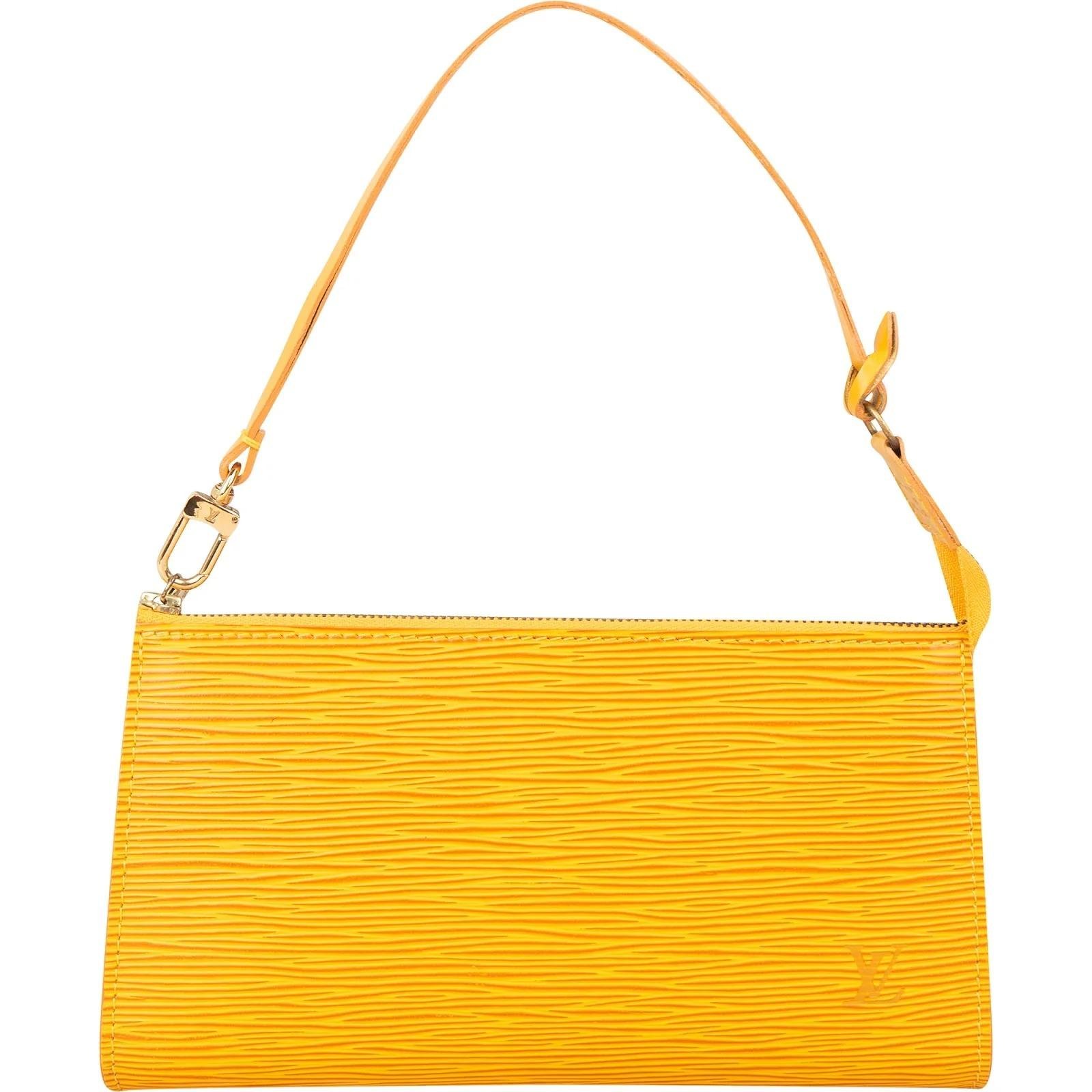 Pochette Accessoire leather handbag