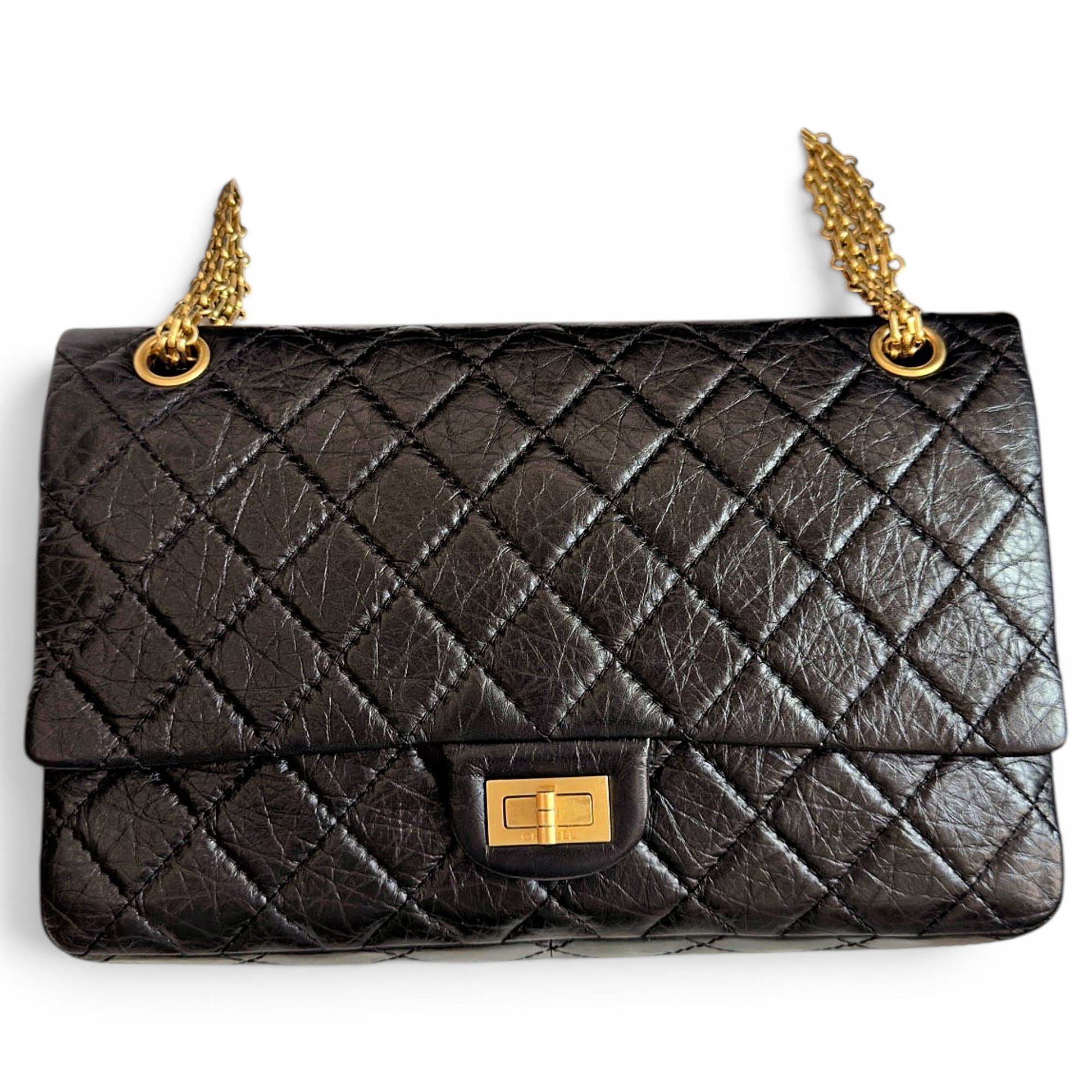 2.55 leather handbag