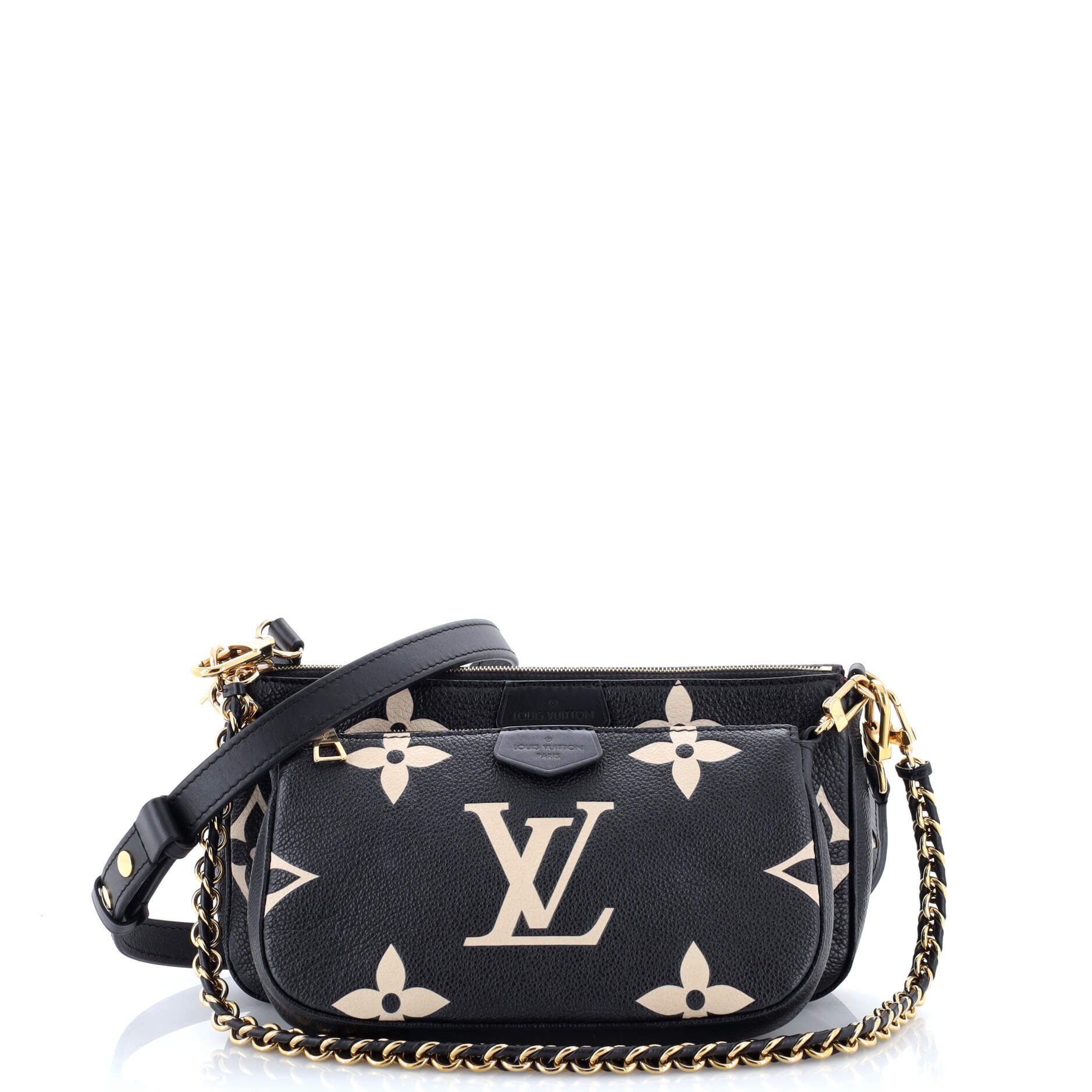 Louis Vuitton Multi Pochette Accessoires Bicolor Monogram Empreinte Giant