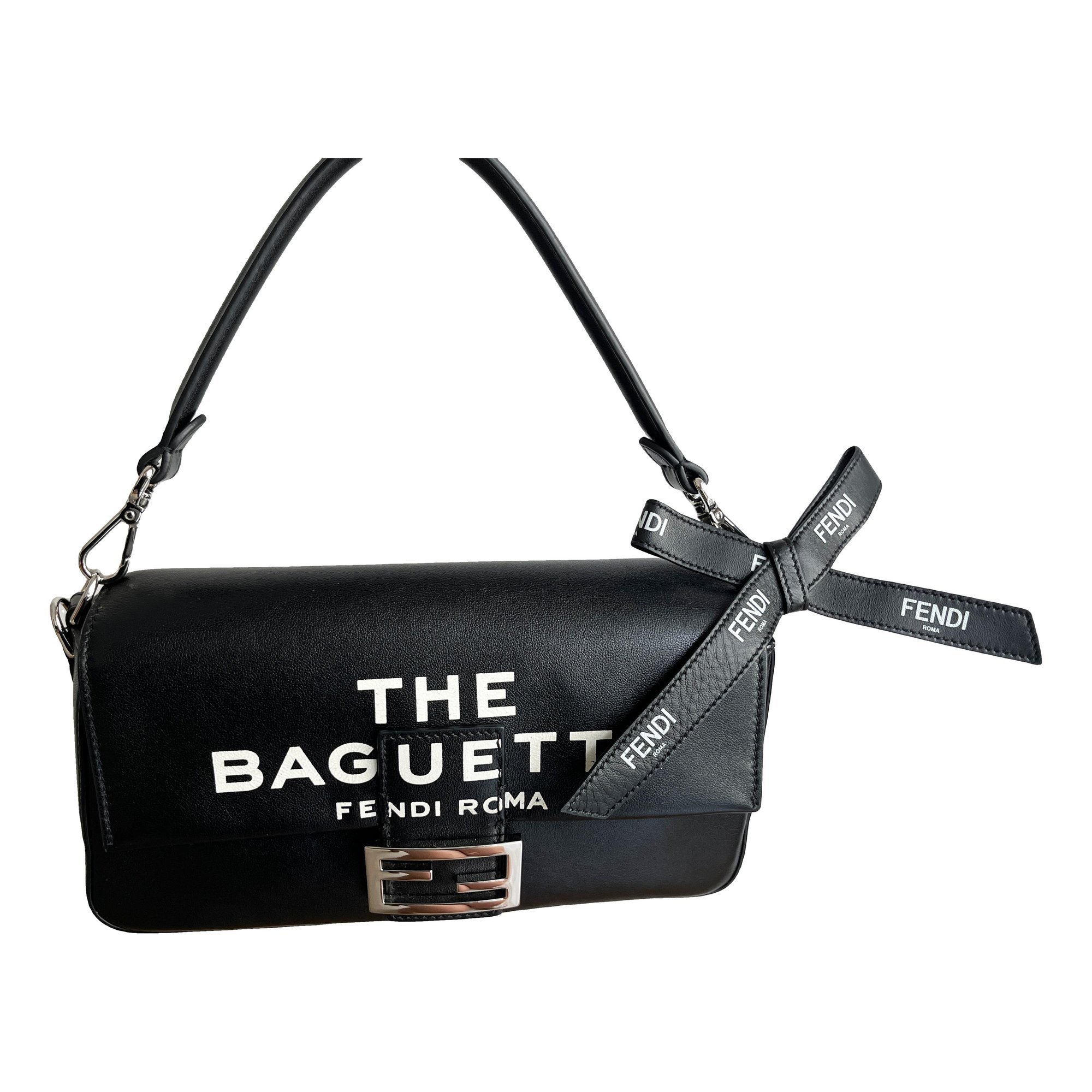 Baguette leather handbag