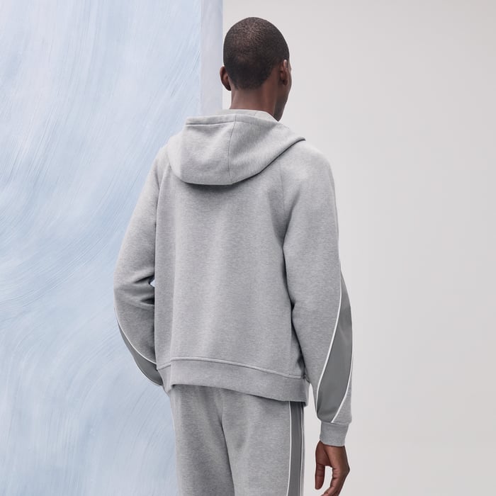 Gris Clair Sport Capsule Zipped Hooded Sweater