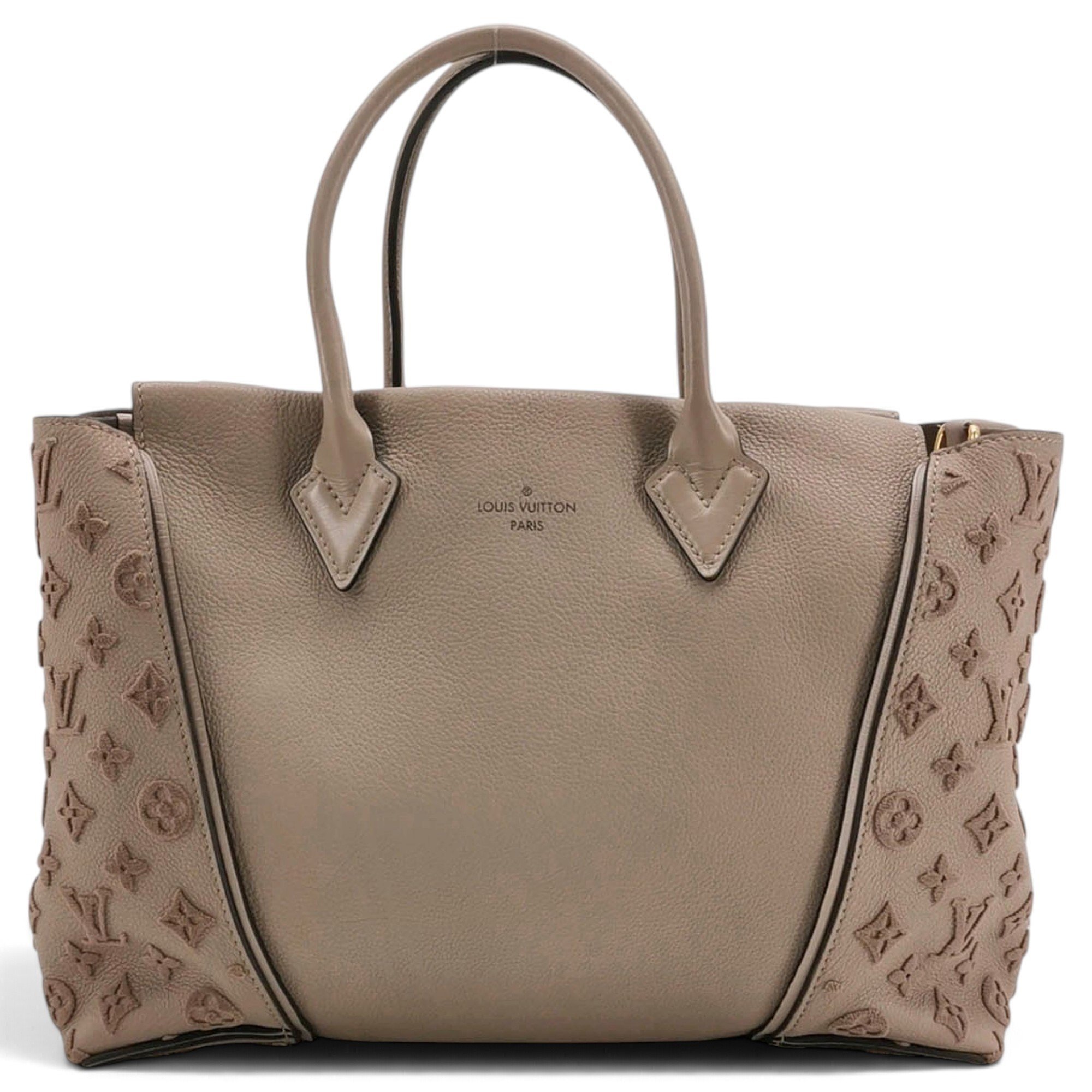 Tote W leather handbag