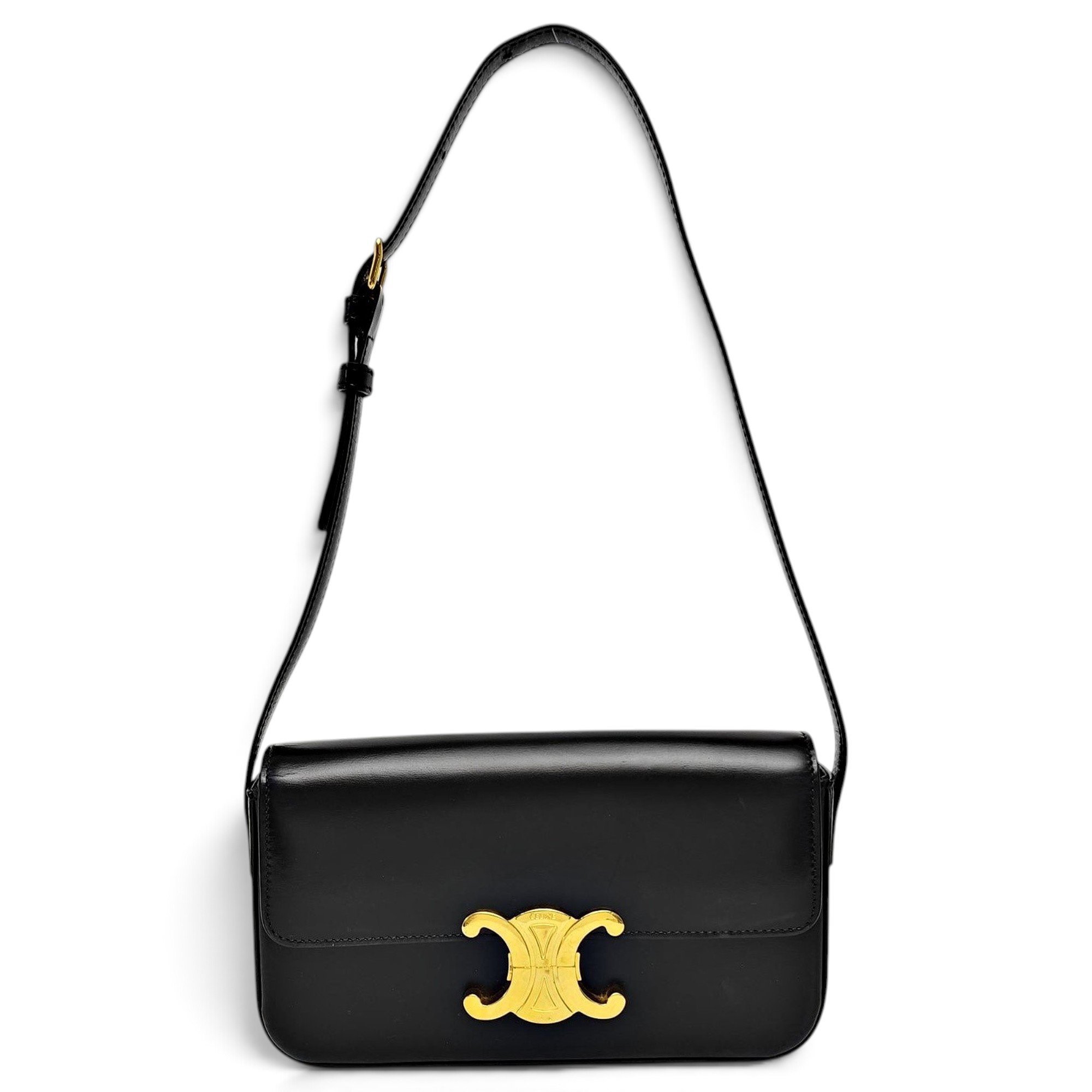 Triomphe leather handbag