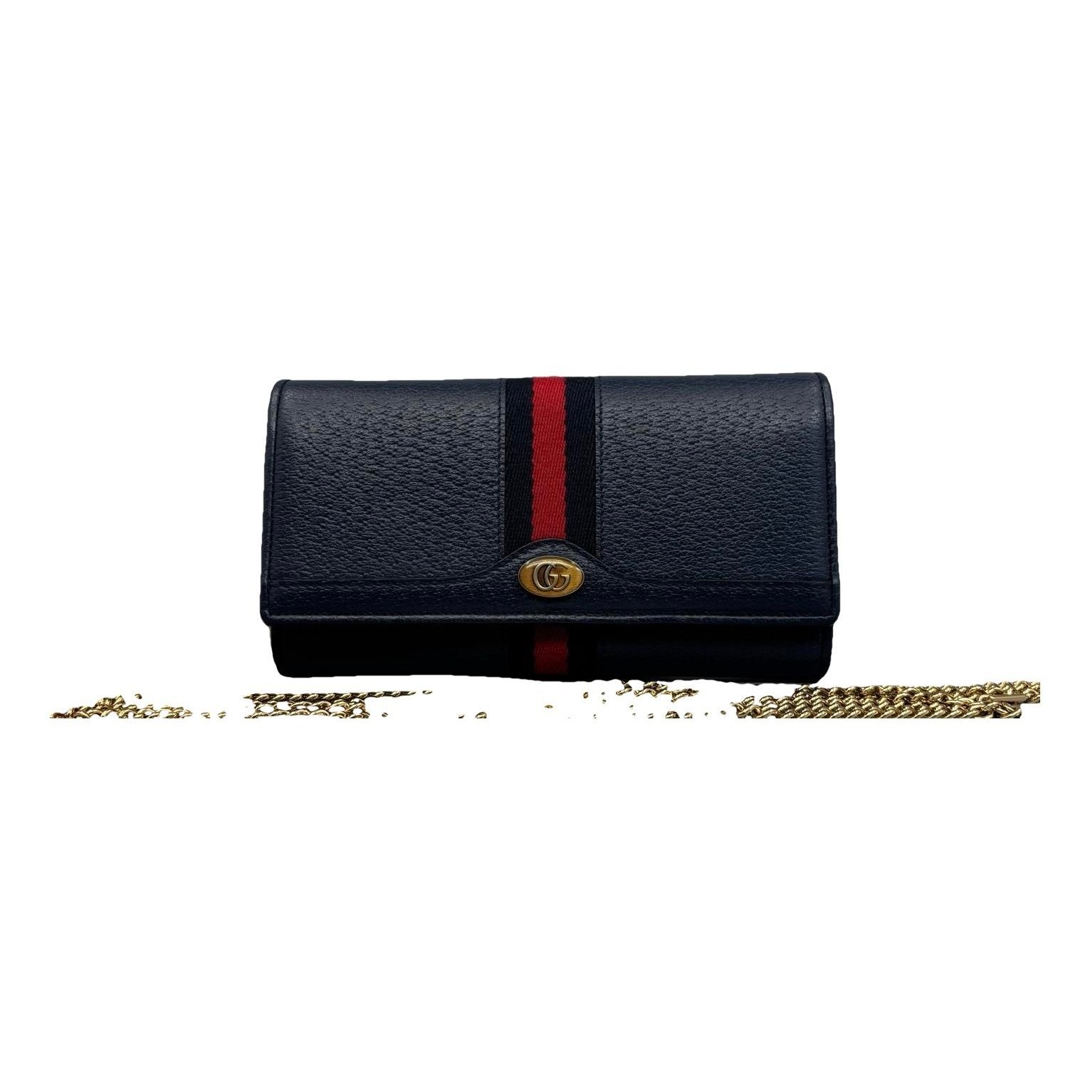 Ophidia Chain Wallet leather handbag