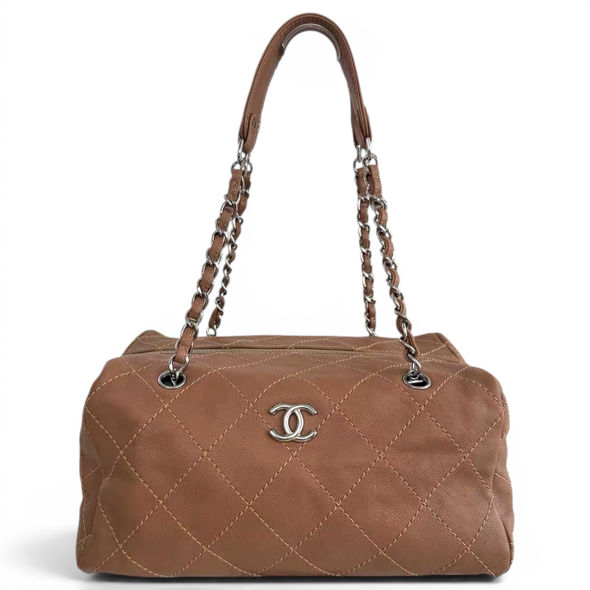 Leather handbag