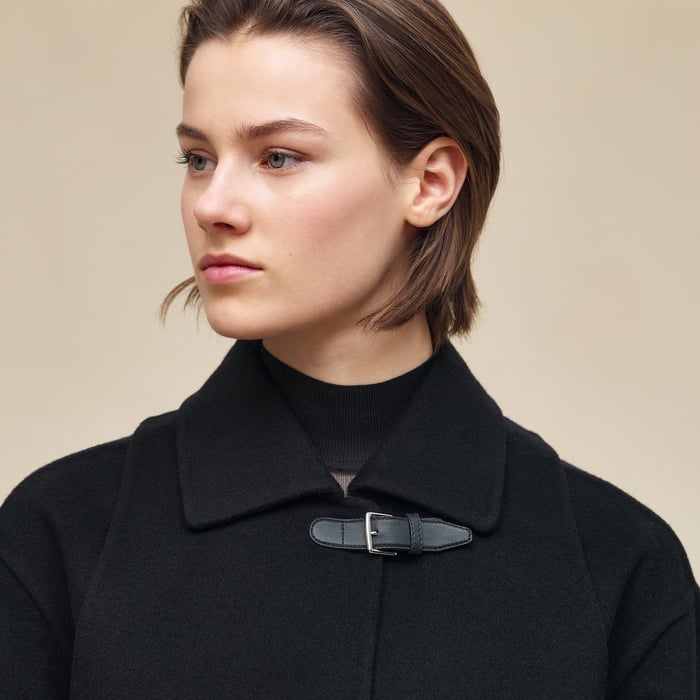 Noir Trench Modular Cashmere Coat