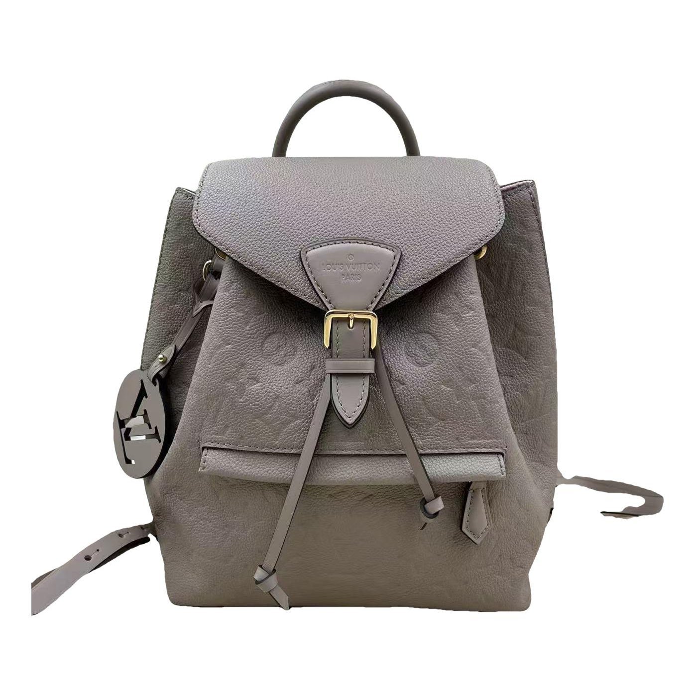 Montsouris Vintage leather backpack