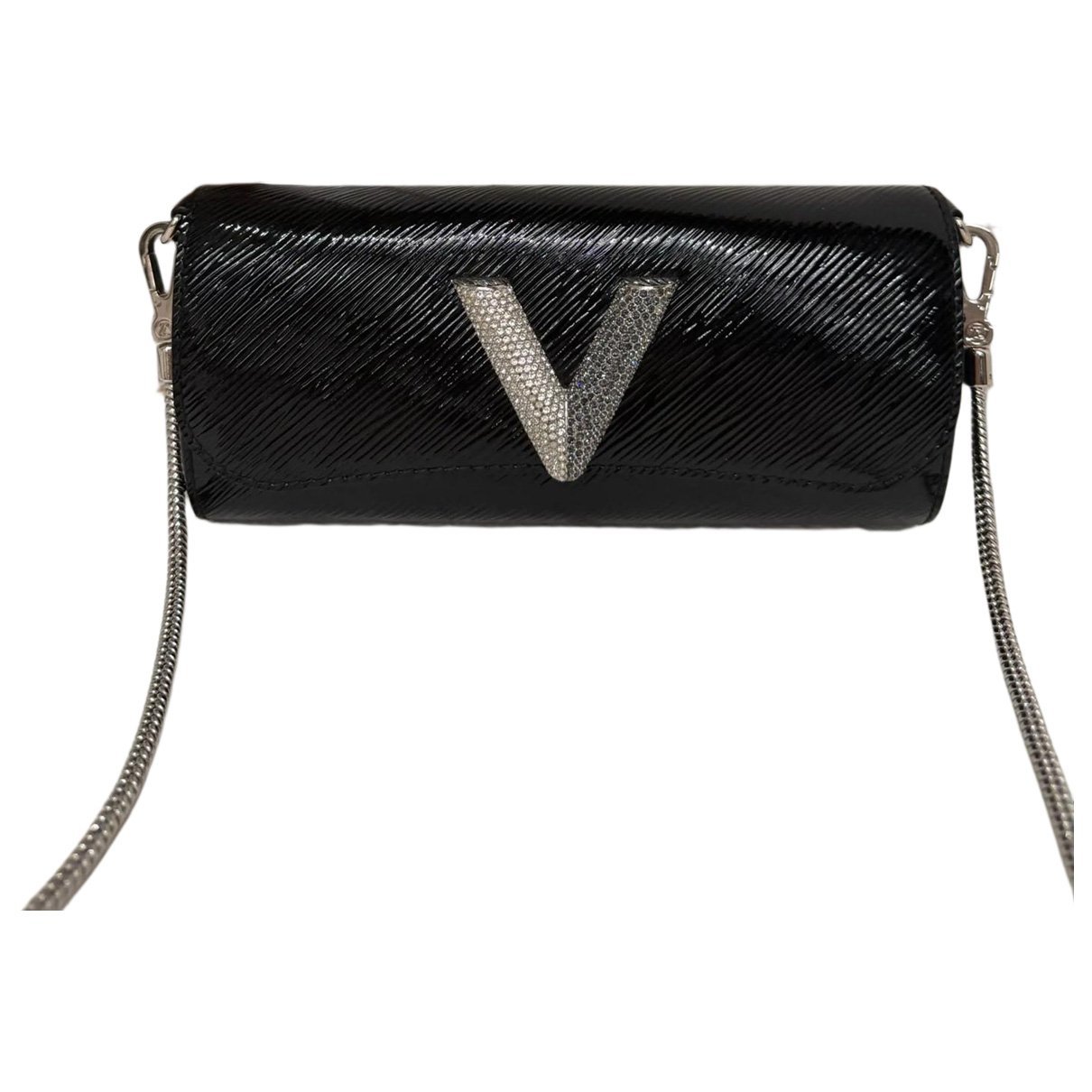 Patent leather handbag