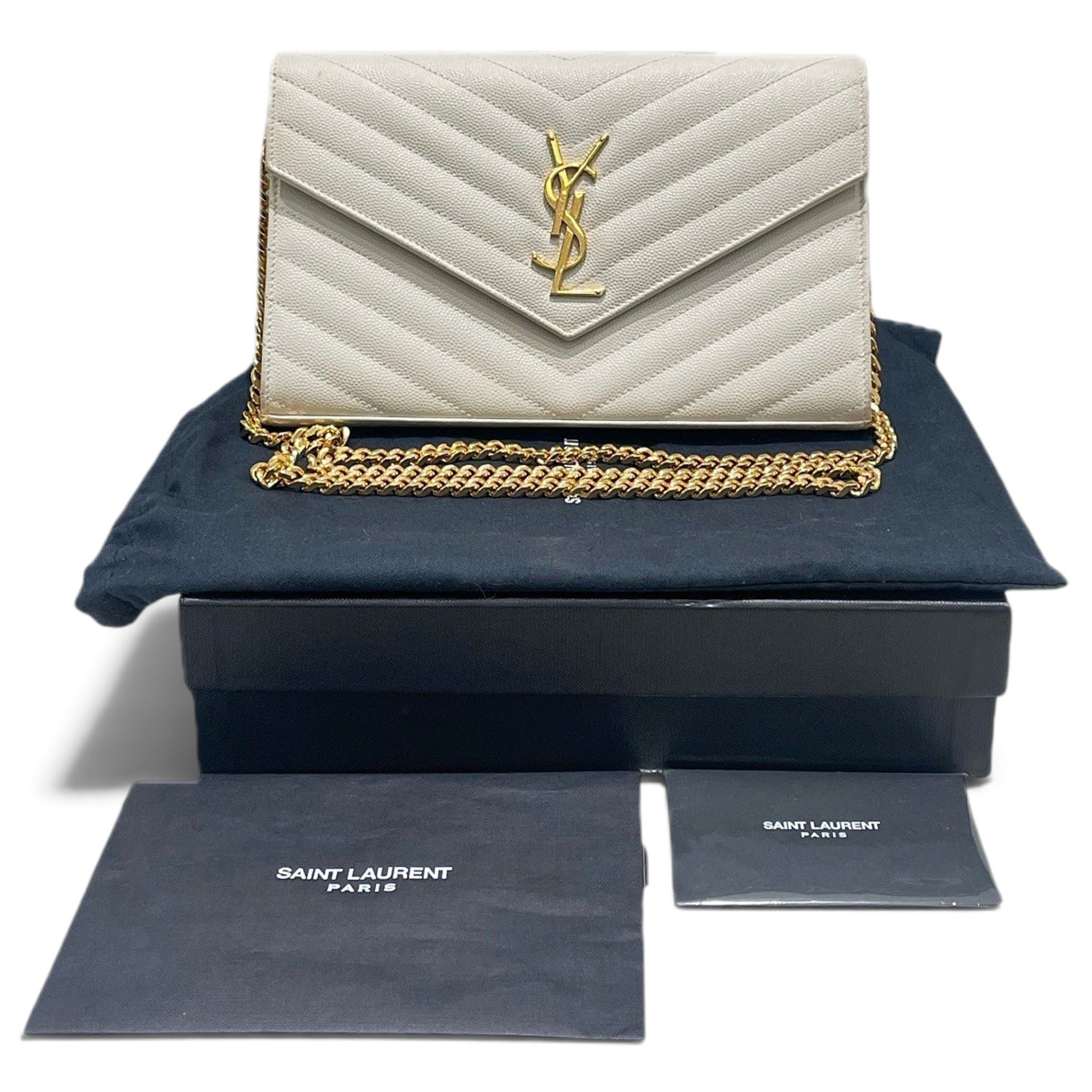 Portefeuille enveloppe leather handbag