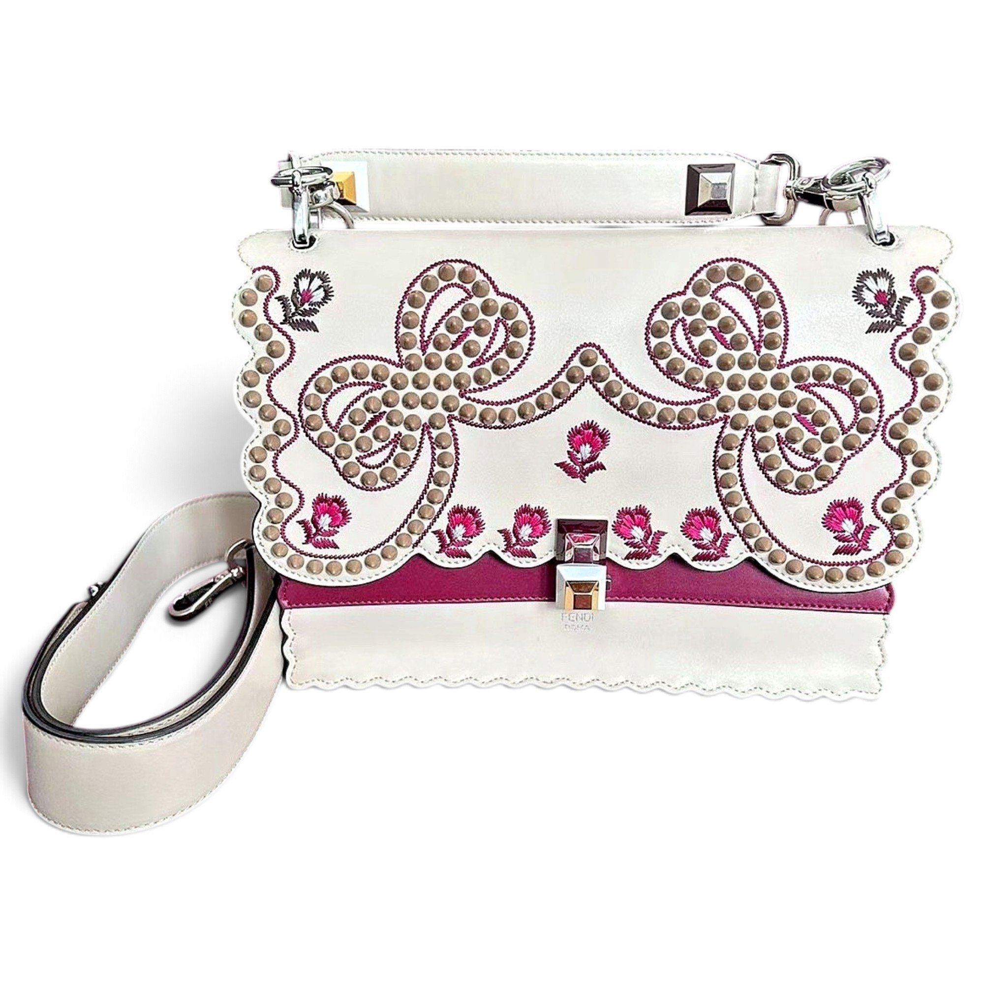 Fendi Kan I leather handbag
