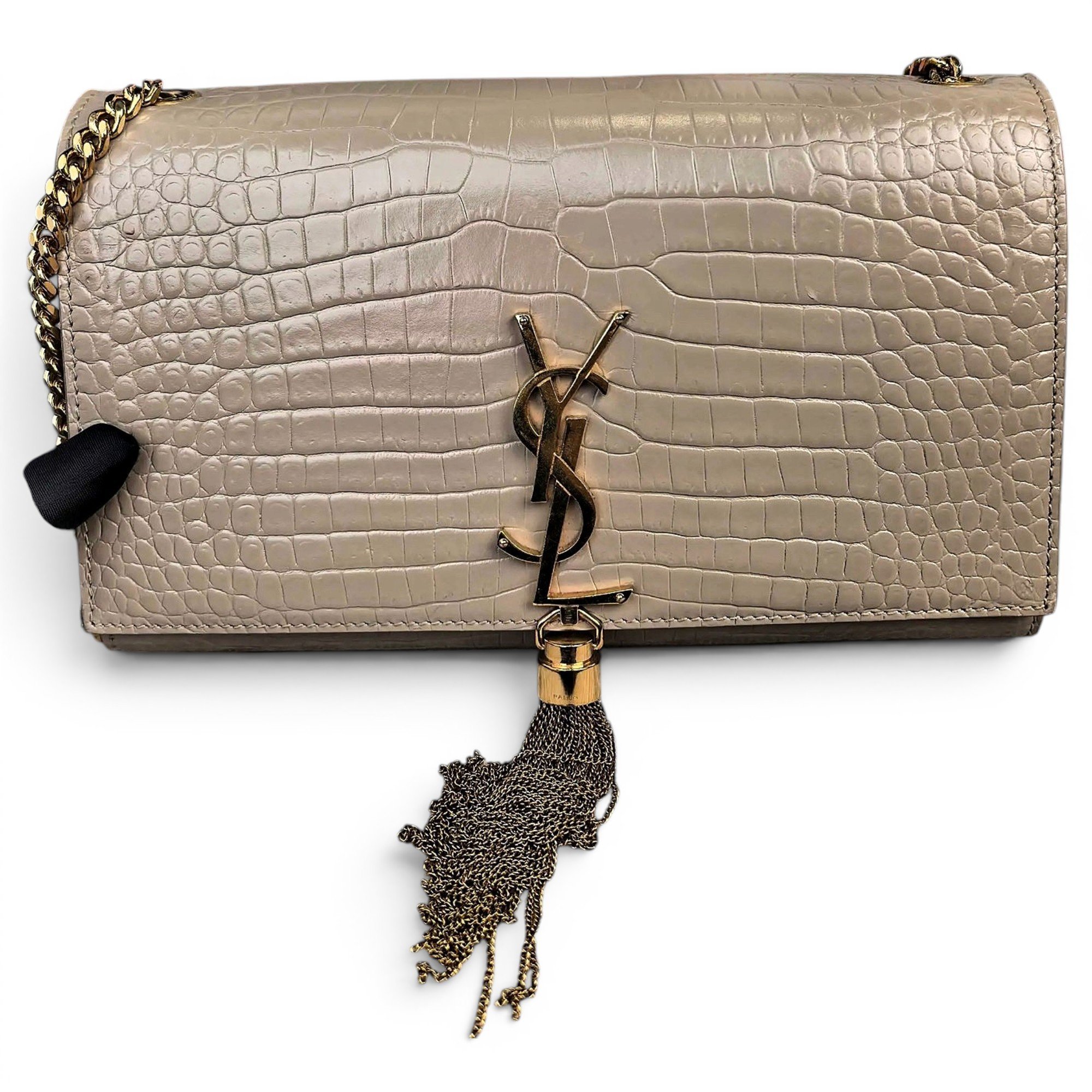 Pompom Kate leather crossbody bag