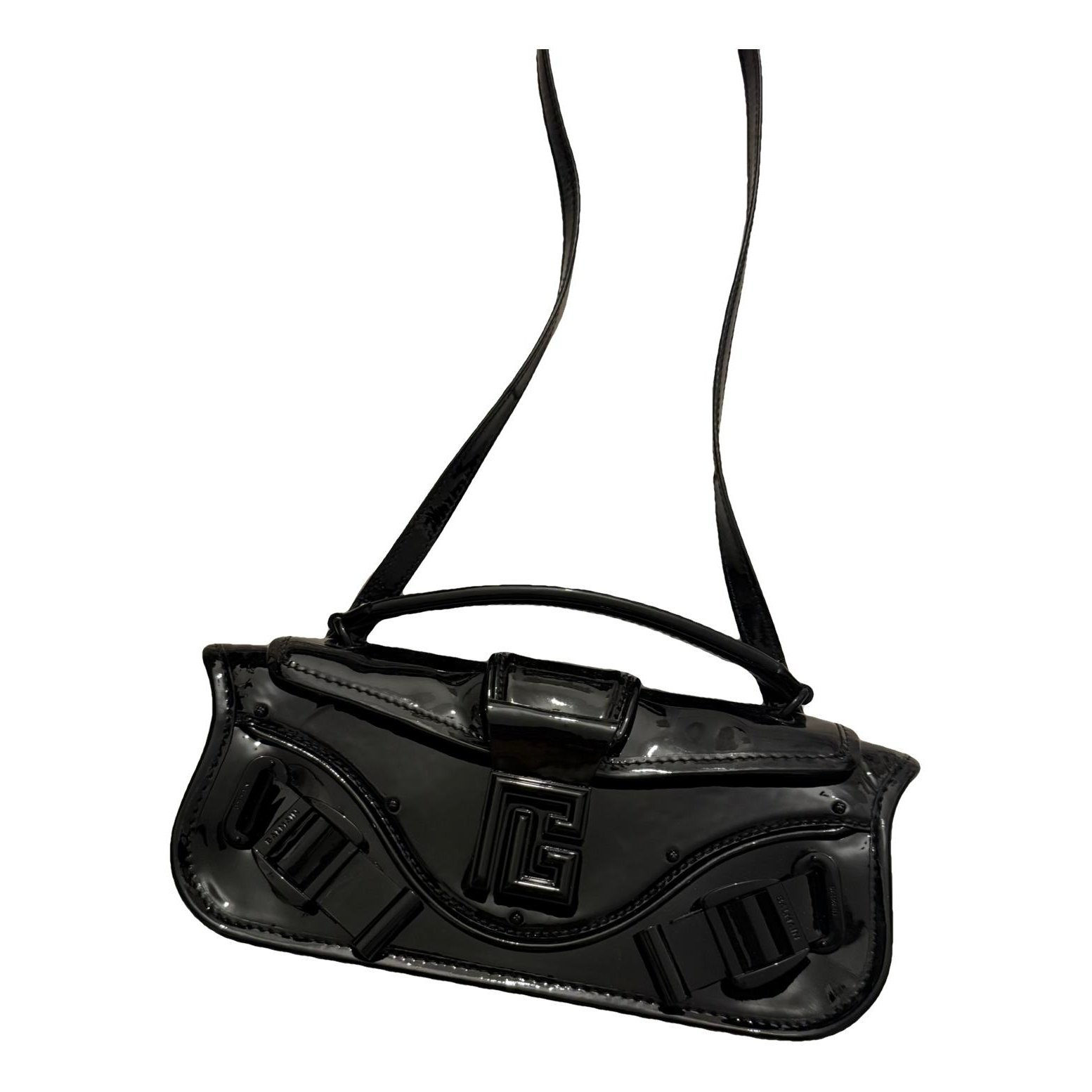 Patent leather crossbody bag