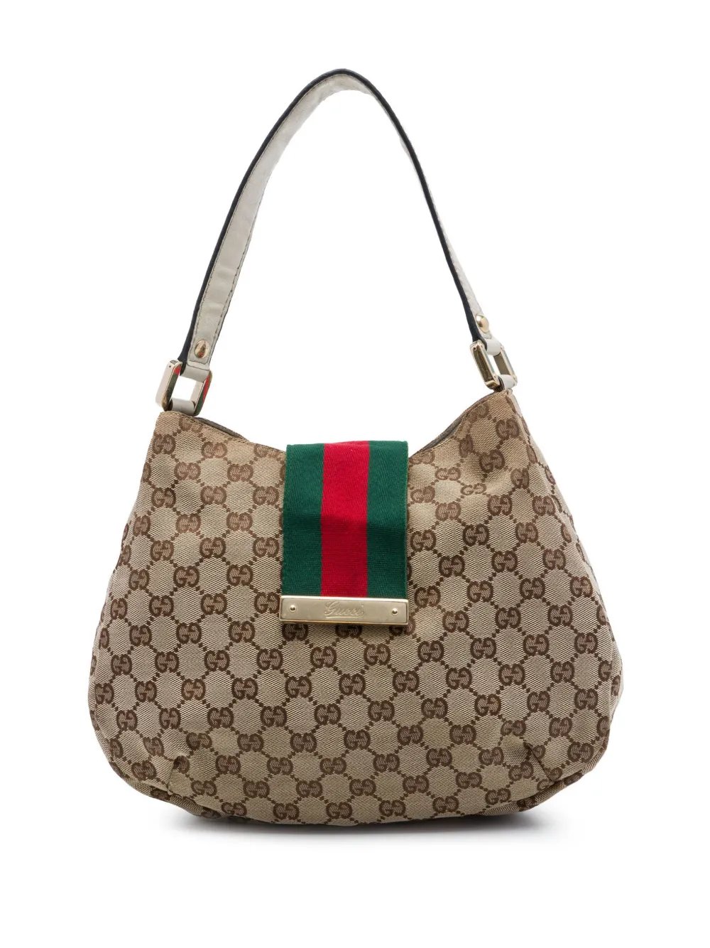 2016-2026 Medium GG Canvas New Ladies Web Hobo shoulder bag