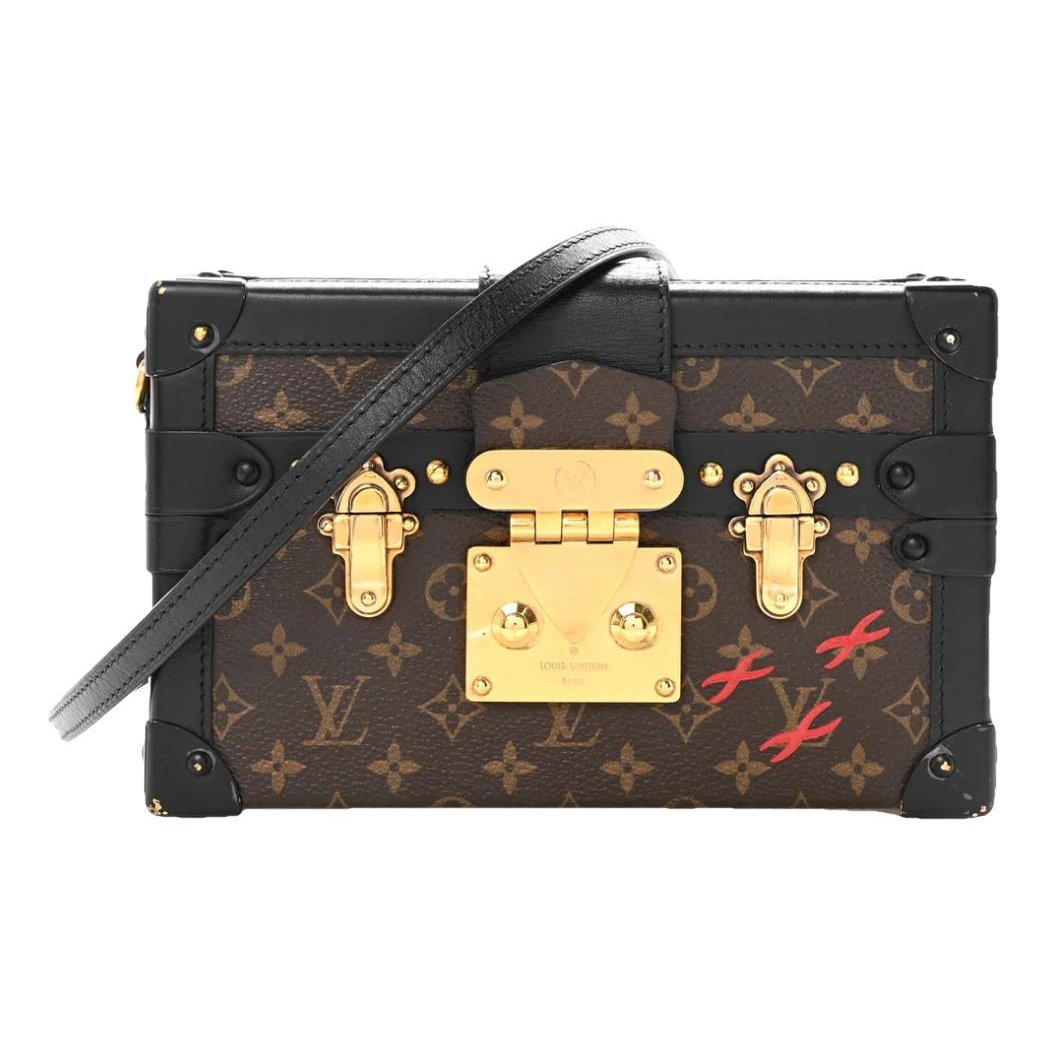 Petite Malle leather handbag