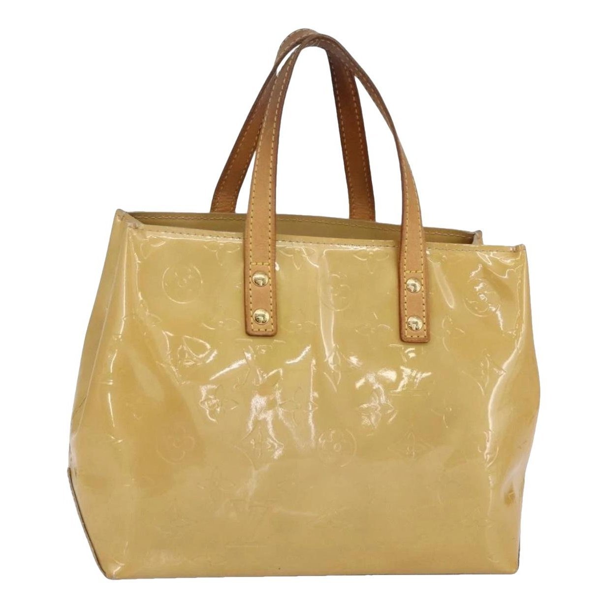 Patent leather handbag