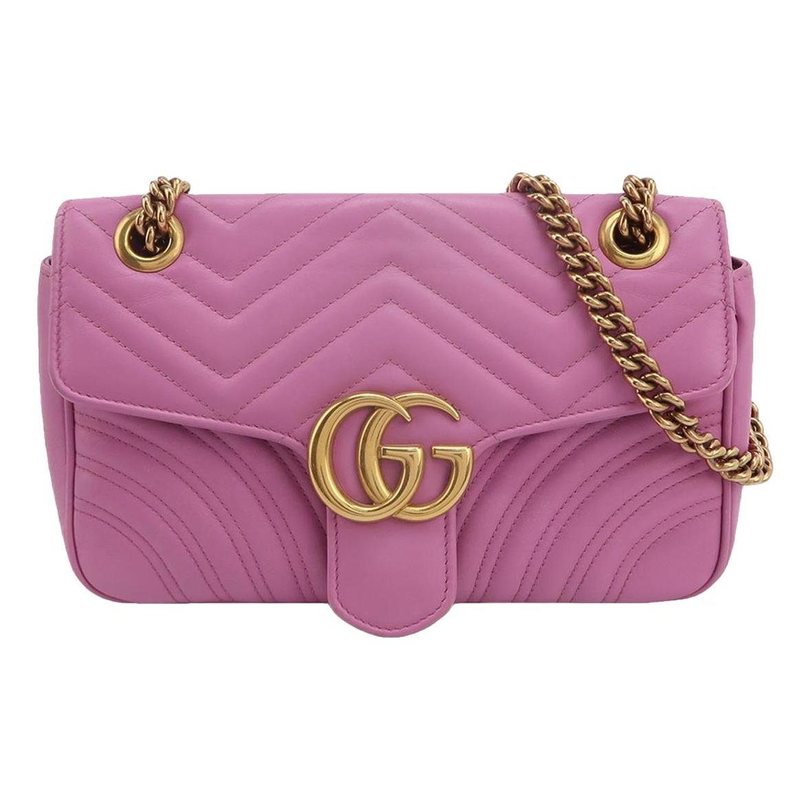 GG Marmont Flap leather crossbody bag
