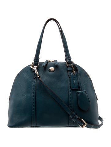 Saffiano Leather Top Handle Bag Vintage
