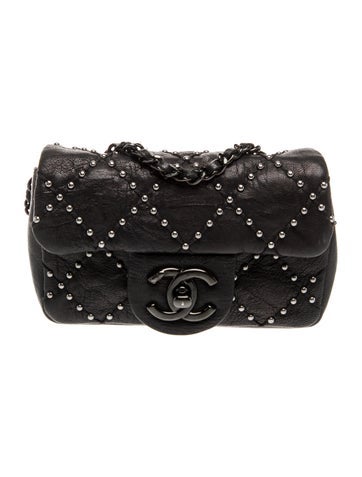 Paris-Dallas Extra Mini Metal Beauty Flap Bag
