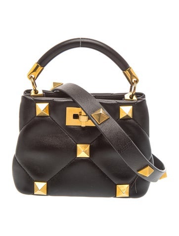 Rockstud Top Handle Bag