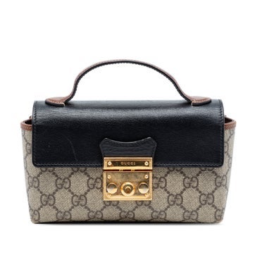 GG Supreme Padlock Satchel Mini