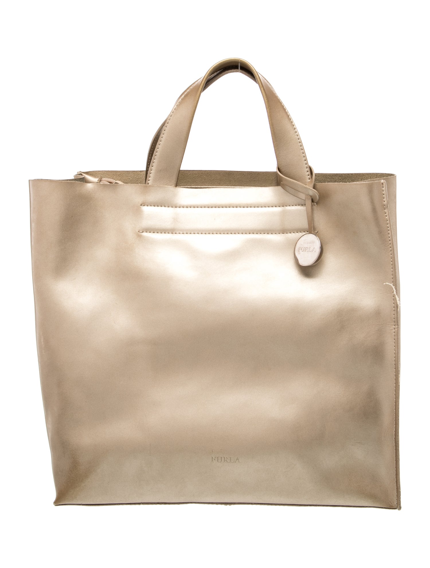Leather Top Handle Bag