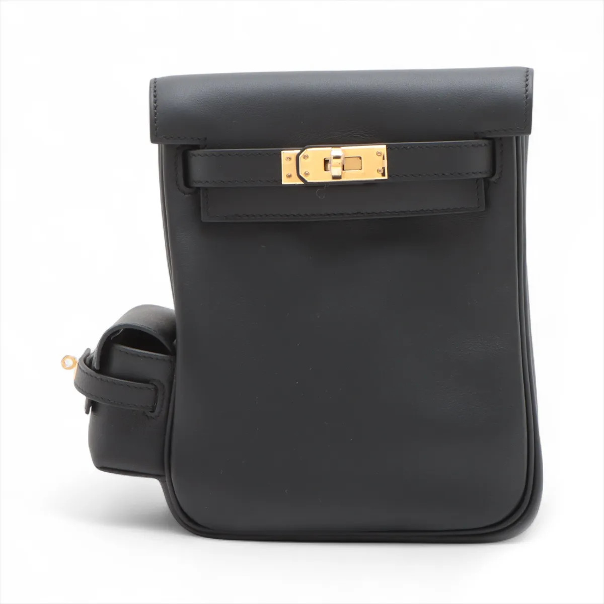 Hermès Kelly jump Veau Swift Black Gold Metal Fittings