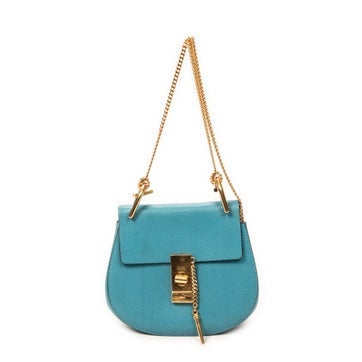 Chloe Leather Mini Drew